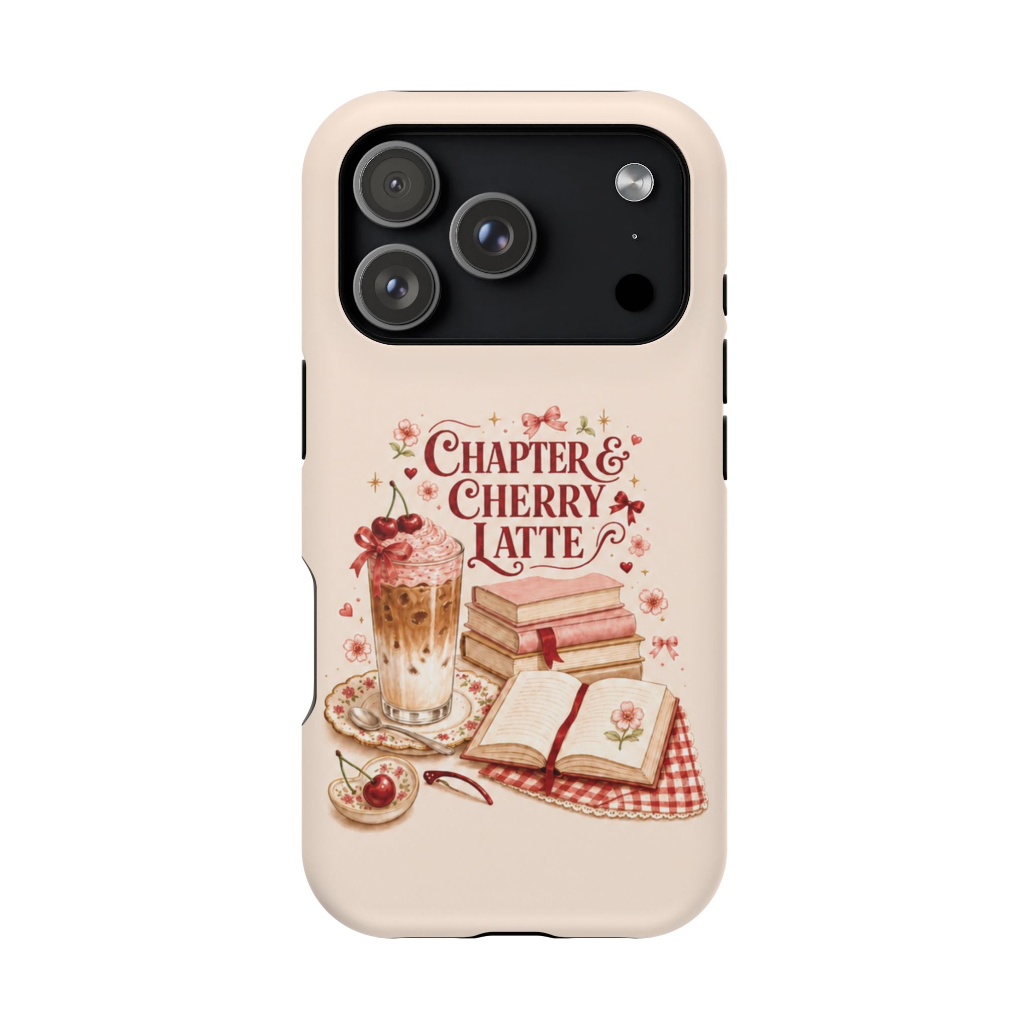 Chapter & Cherry Latte Magnetic iPhone Case | Compatible with MagSafe