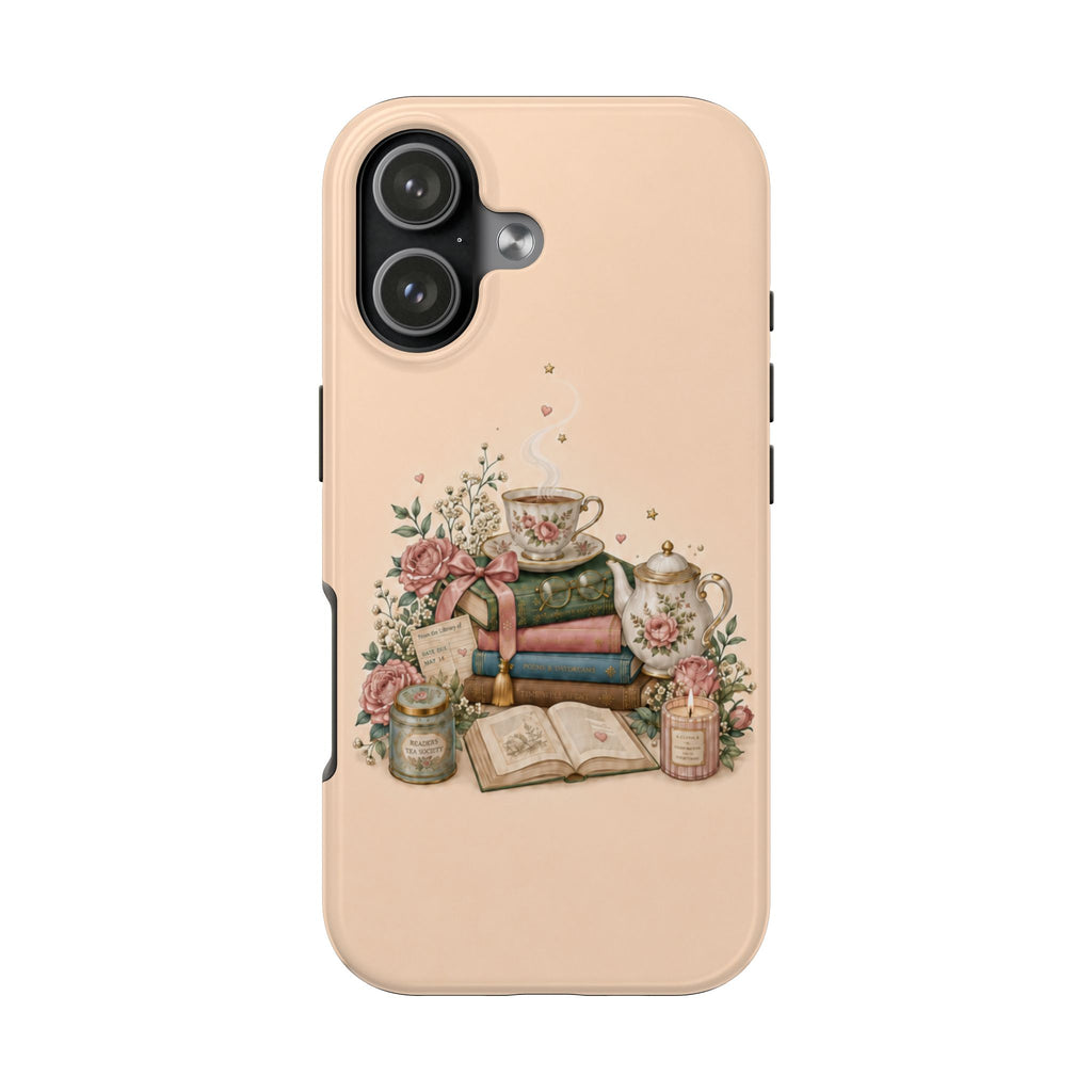 Reader's Tea Society Tough iPhone Case