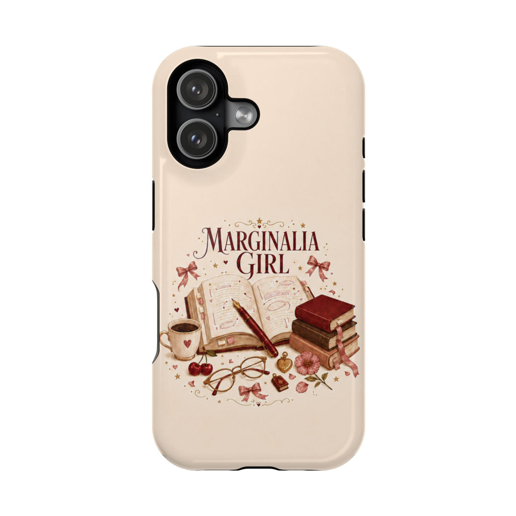 Marginalia Girl Magnetic iPhone Case | Compatible with MagSafe