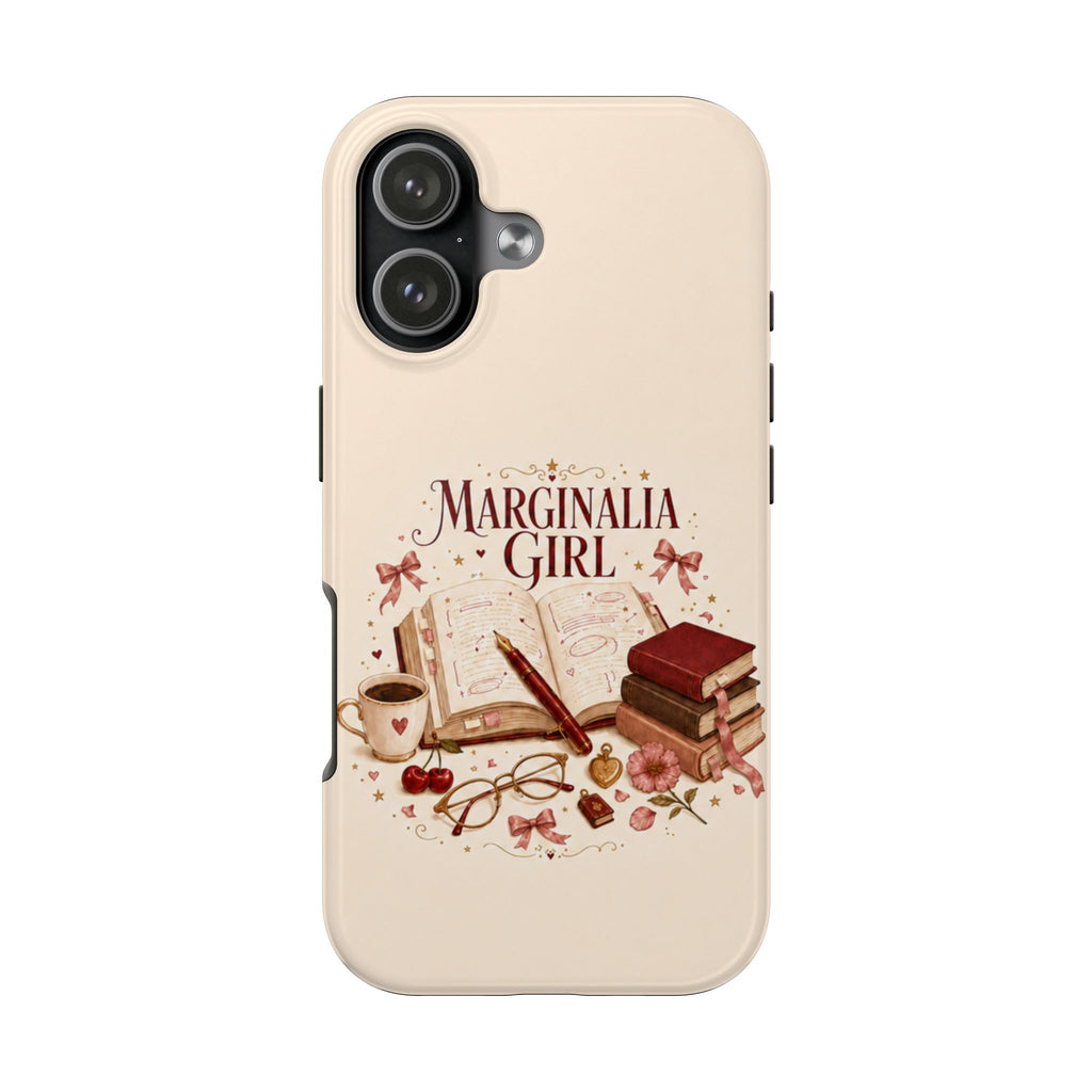 Marginalia Girl Tough iPhone Case