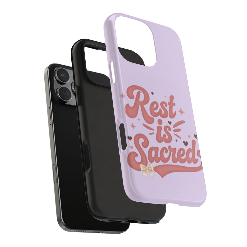 Rest Is Sacred Tough iPhone Case