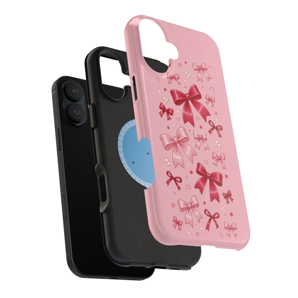 Pink Bow MagSafe iPhone Case