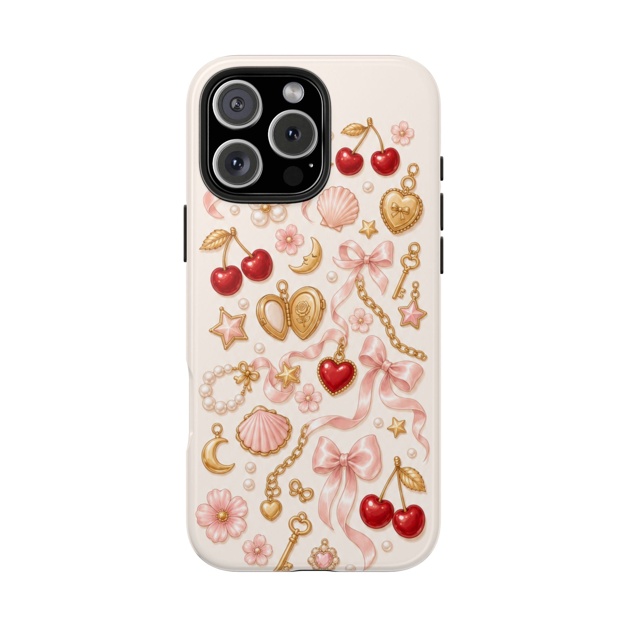 Cherry Charm Tough iPhone Case