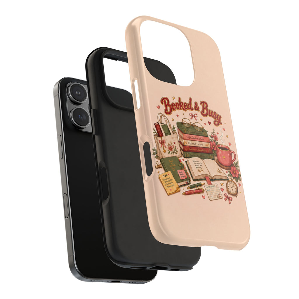 Booked & Busy Tough iPhone Case