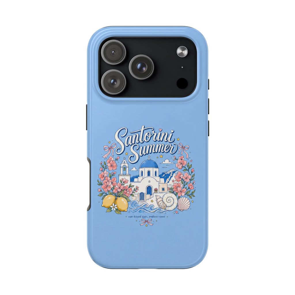 Santorini Summer Tough iPhone Case