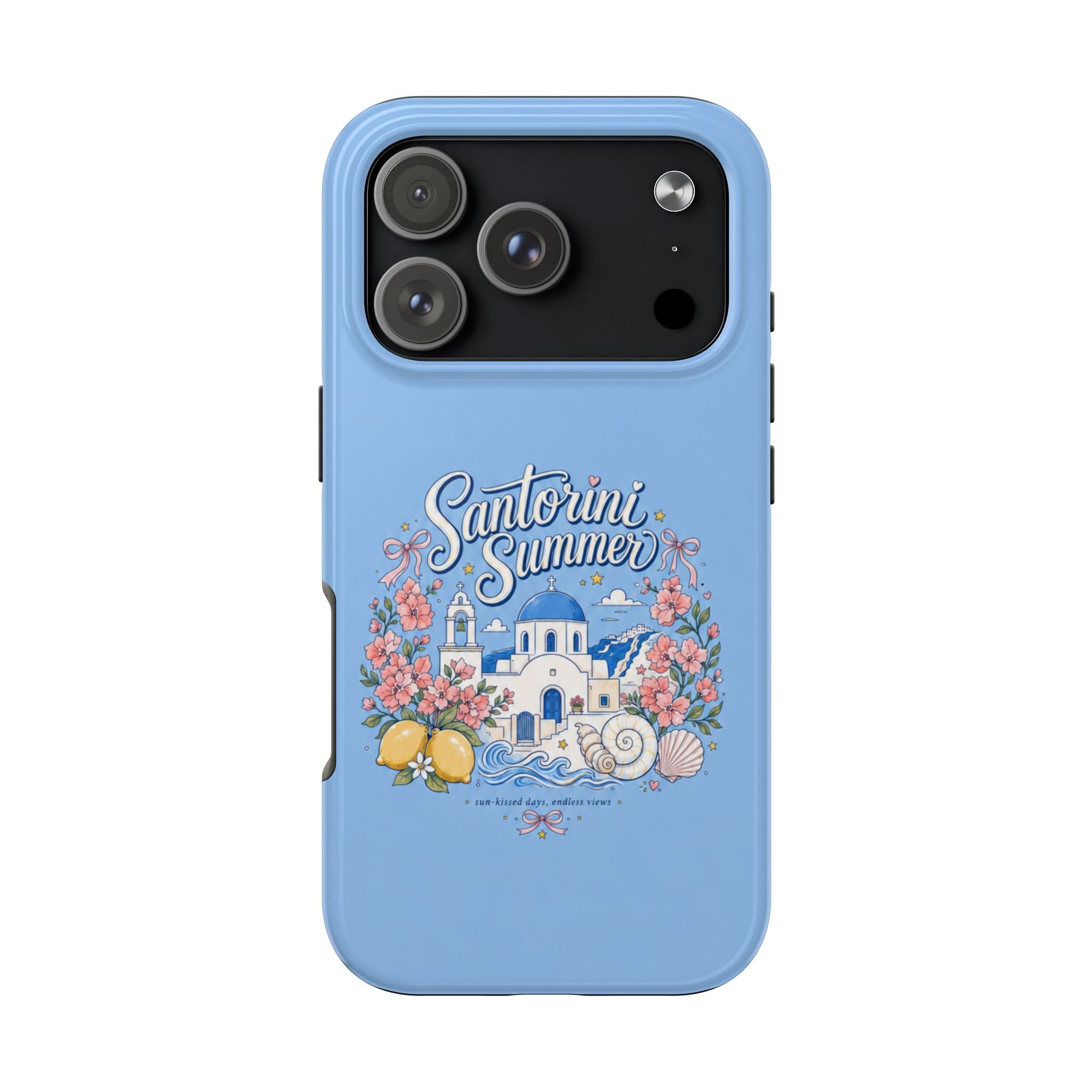 Santorini Summer Tough iPhone Case