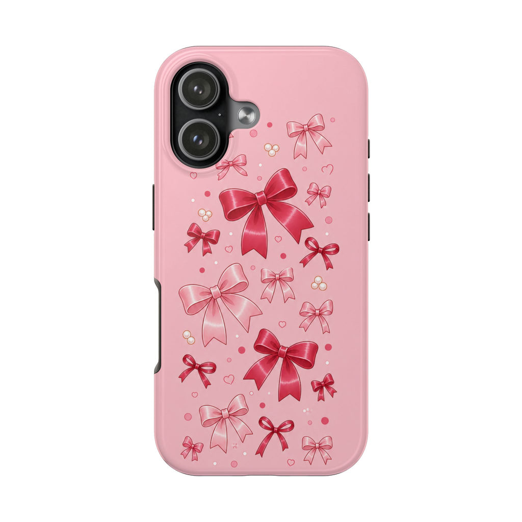 Pink Bow Tough iPhone Case