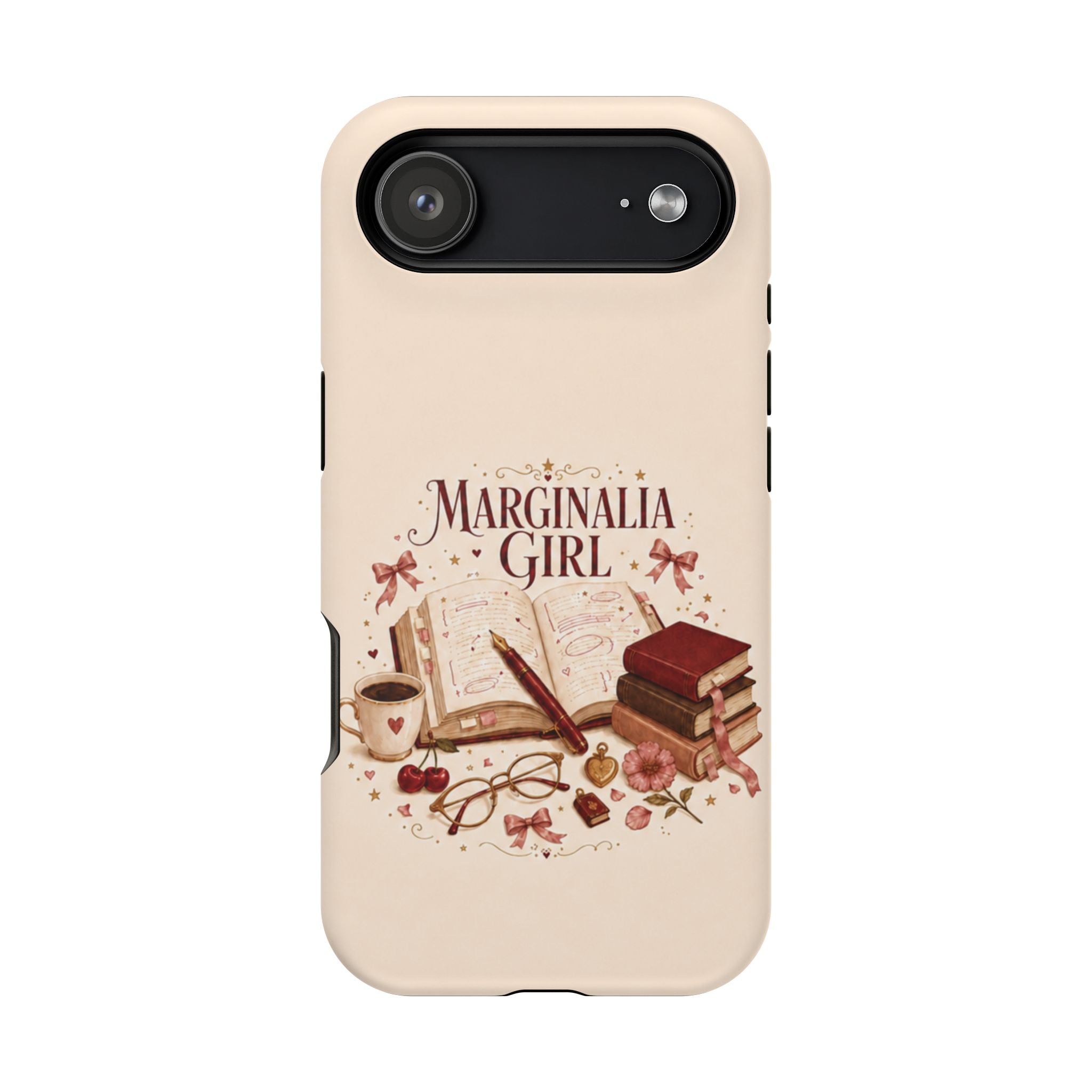 Marginalia Girl Magnetic iPhone Case | Compatible with MagSafe