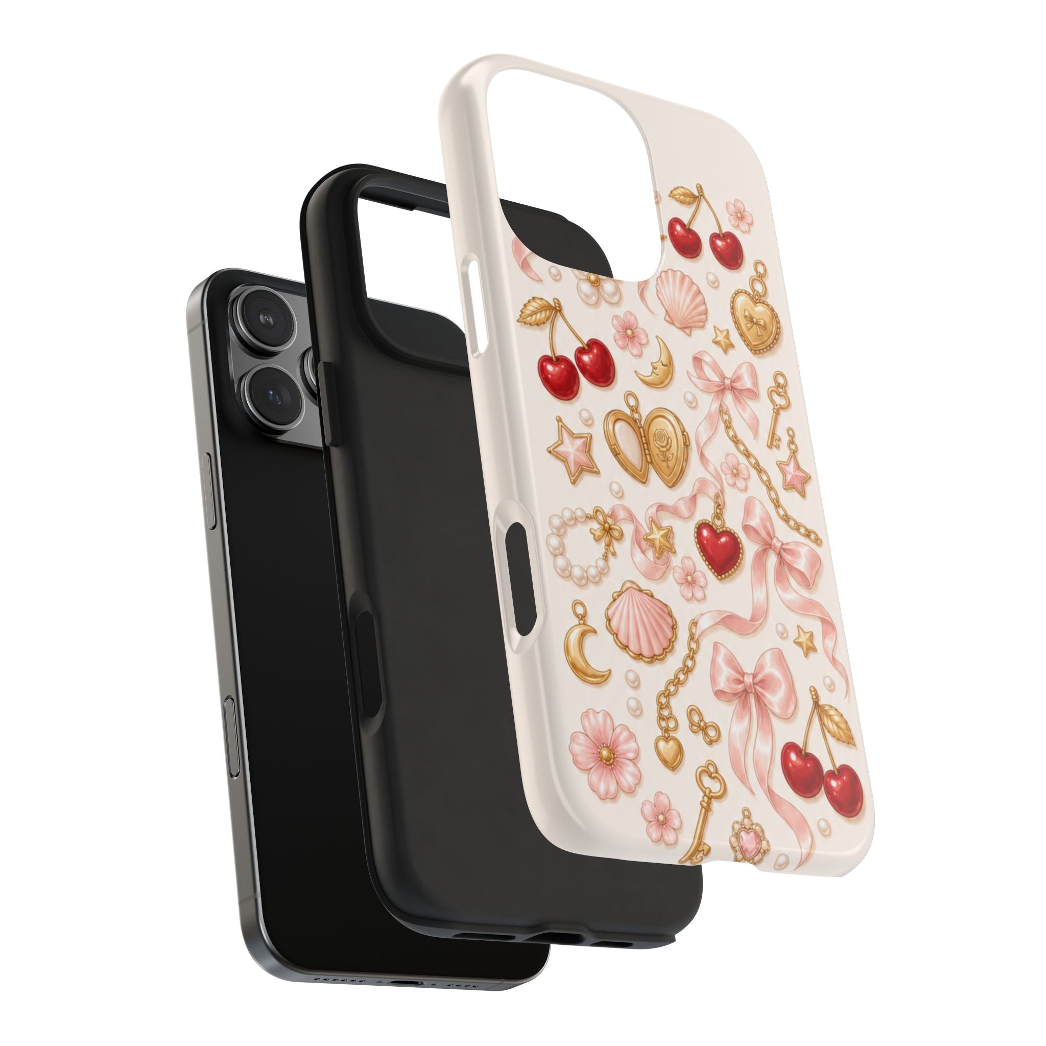 Cherry Charm Tough iPhone Case