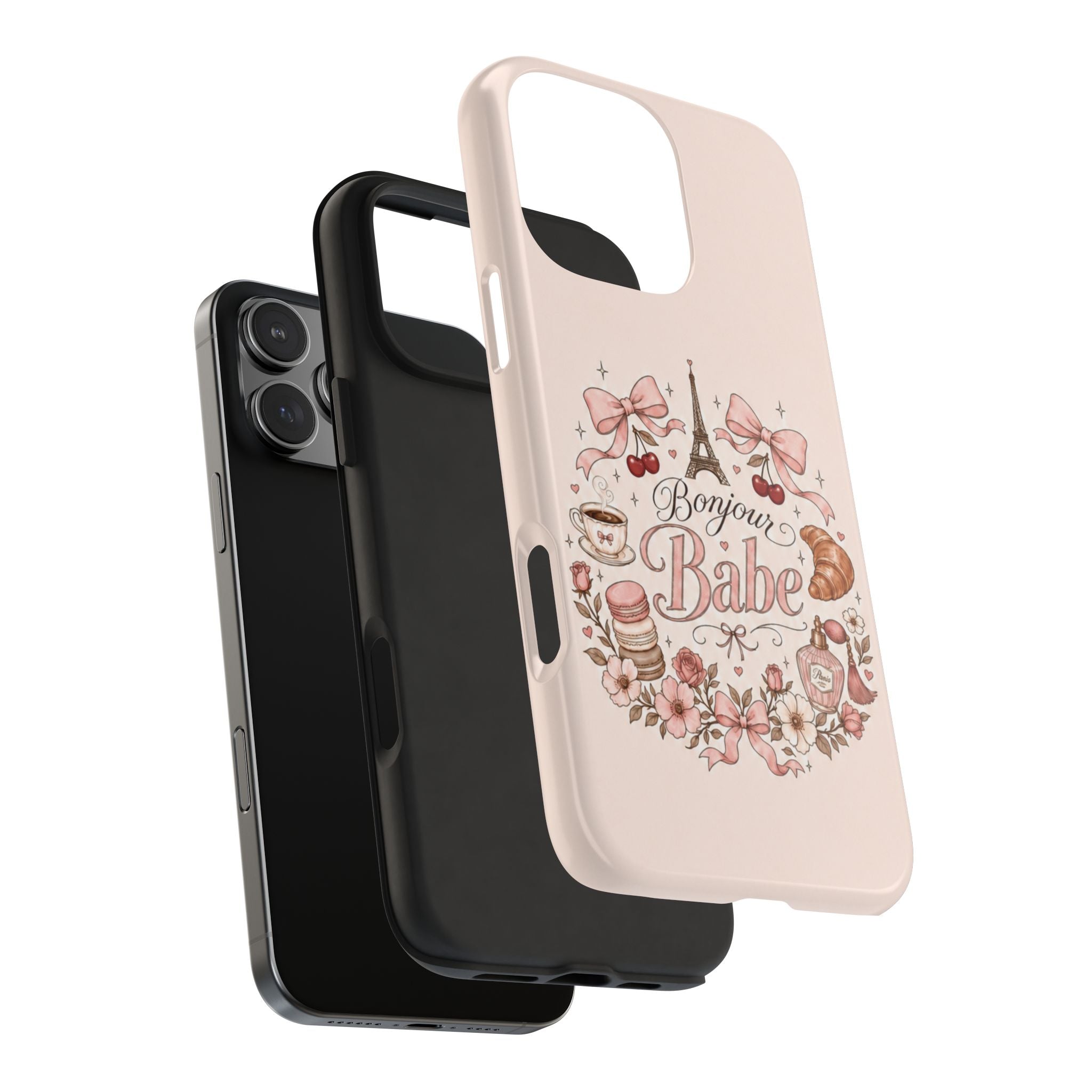 Bonjour Babe Tough iPhone Case