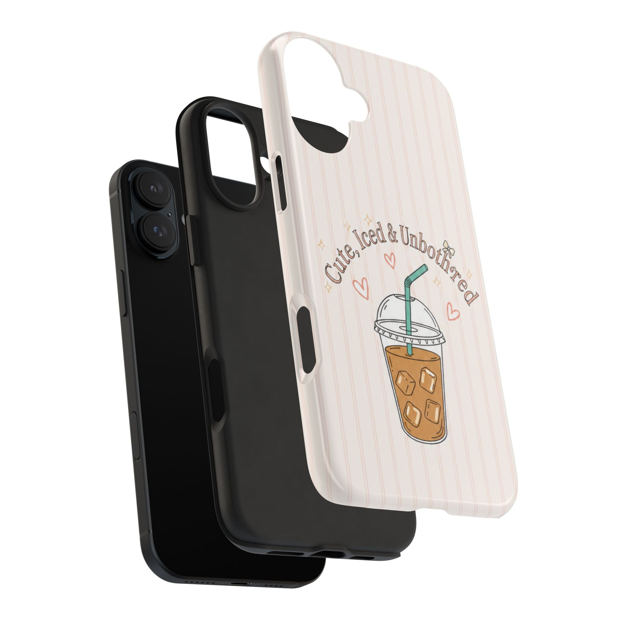 Cute Iced & Unbothered Tough iPhone Case