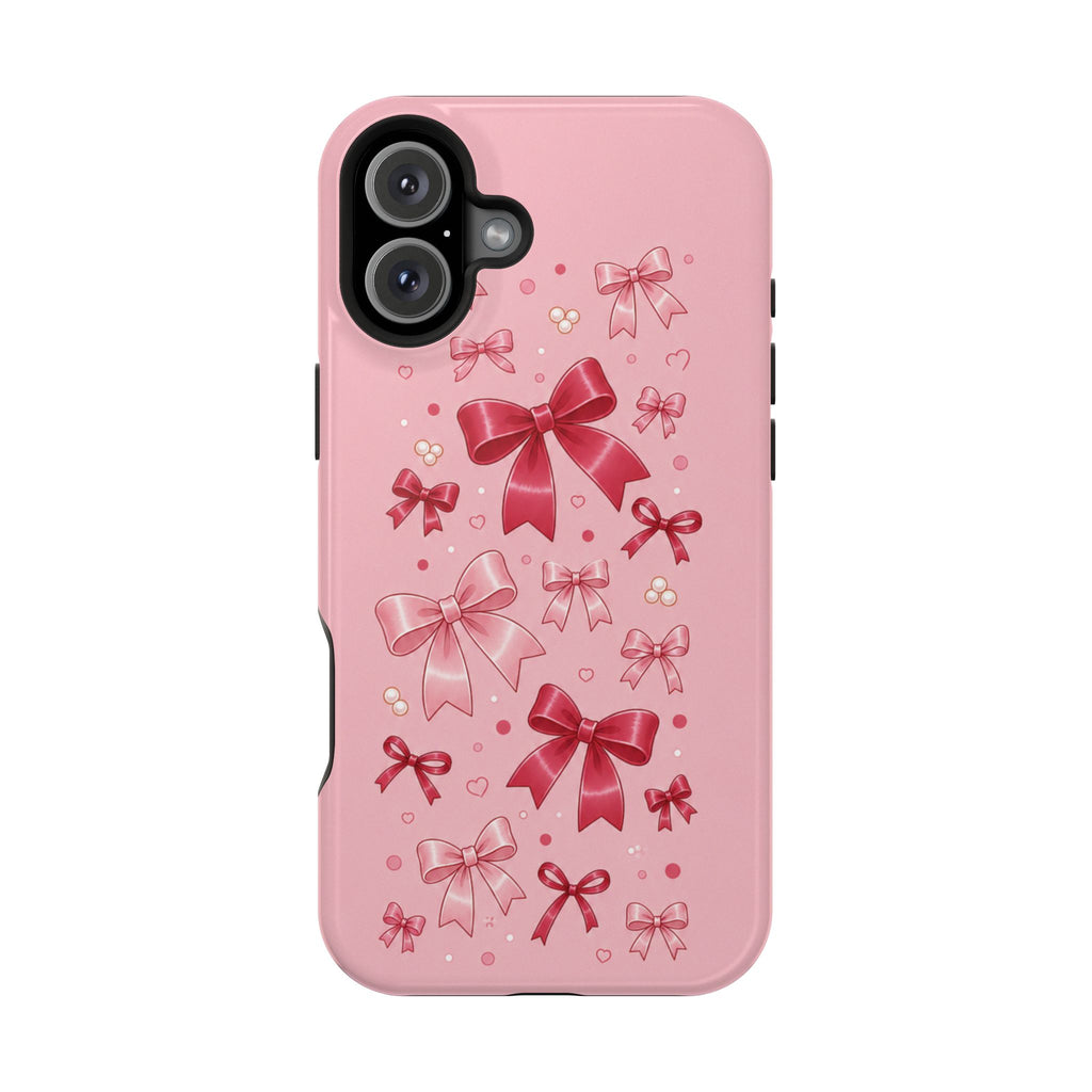 Pink Bow MagSafe iPhone Case