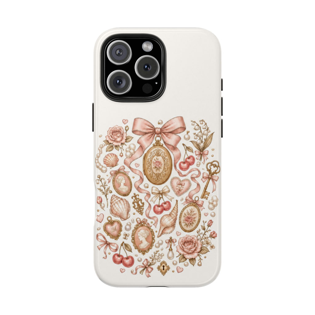 Locket Trinket Collection Tough iPhone Case