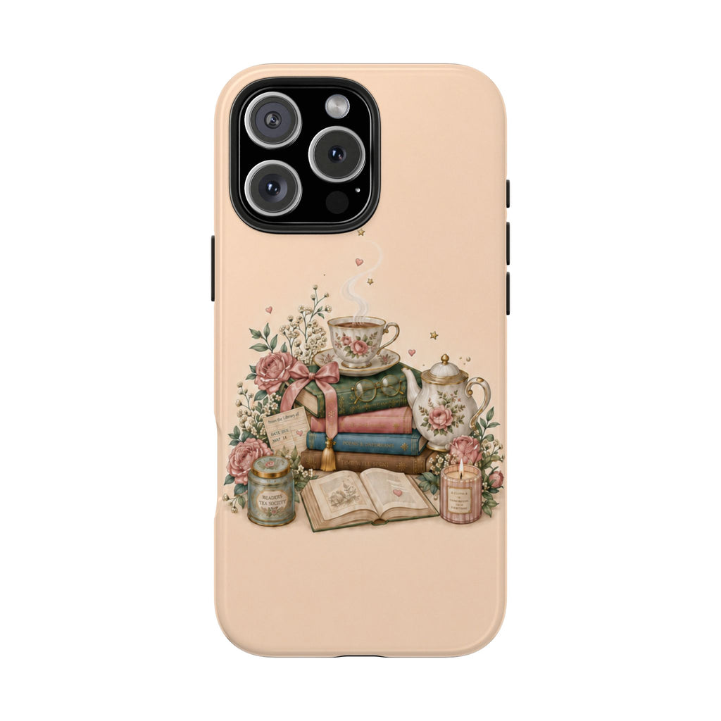 Reader's Tea Society Tough iPhone Case