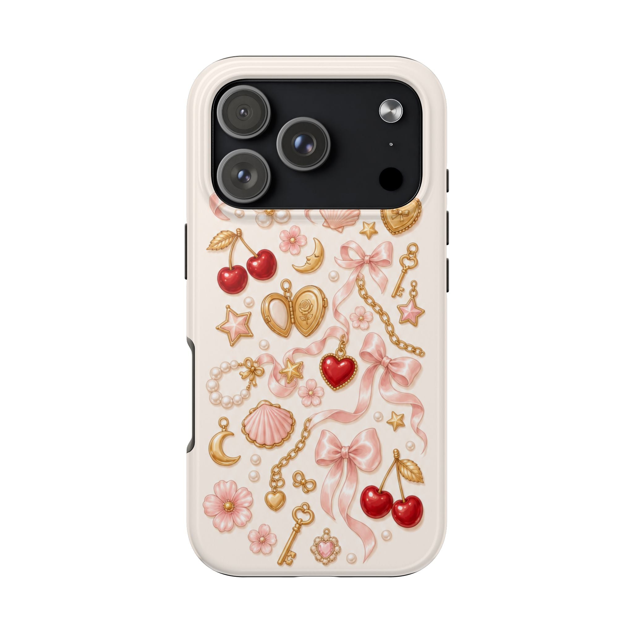 Cherry Charm Tough iPhone Case