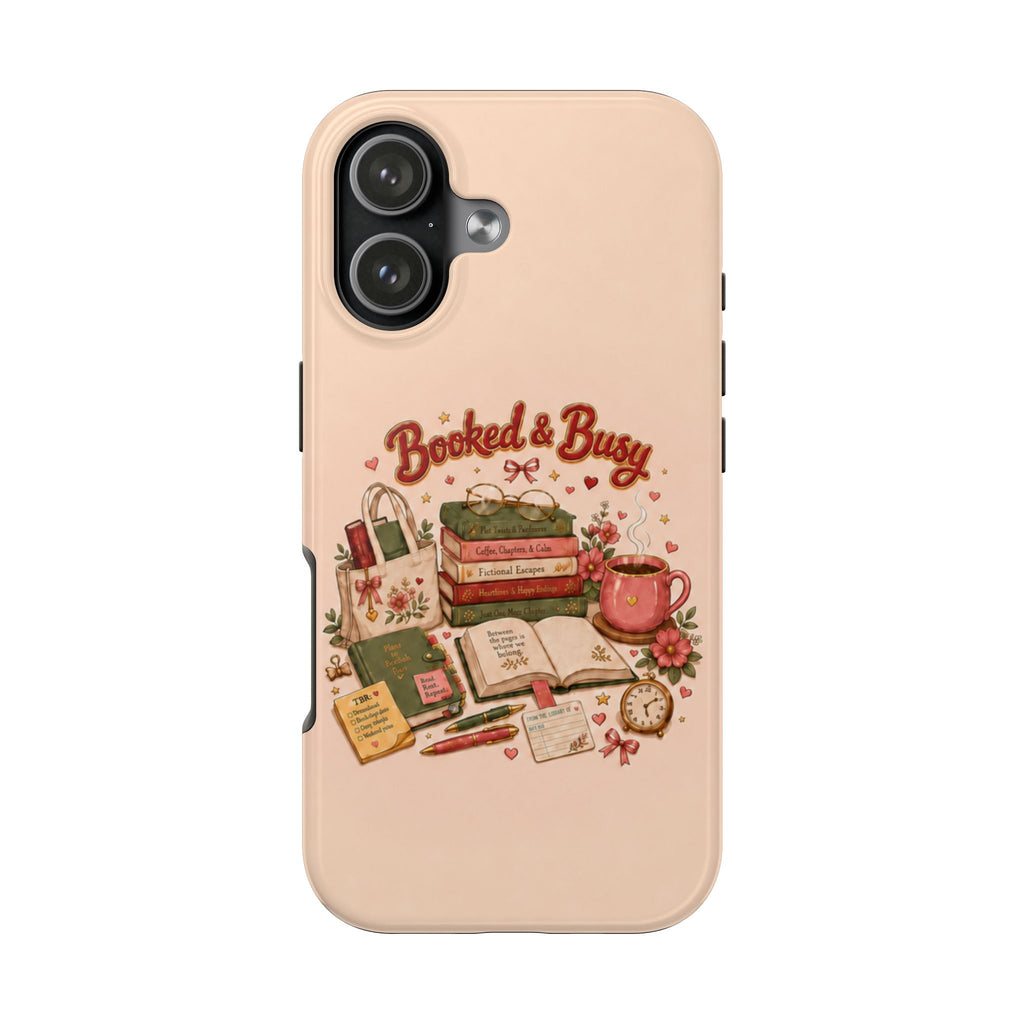 Booked & Busy Tough iPhone Case