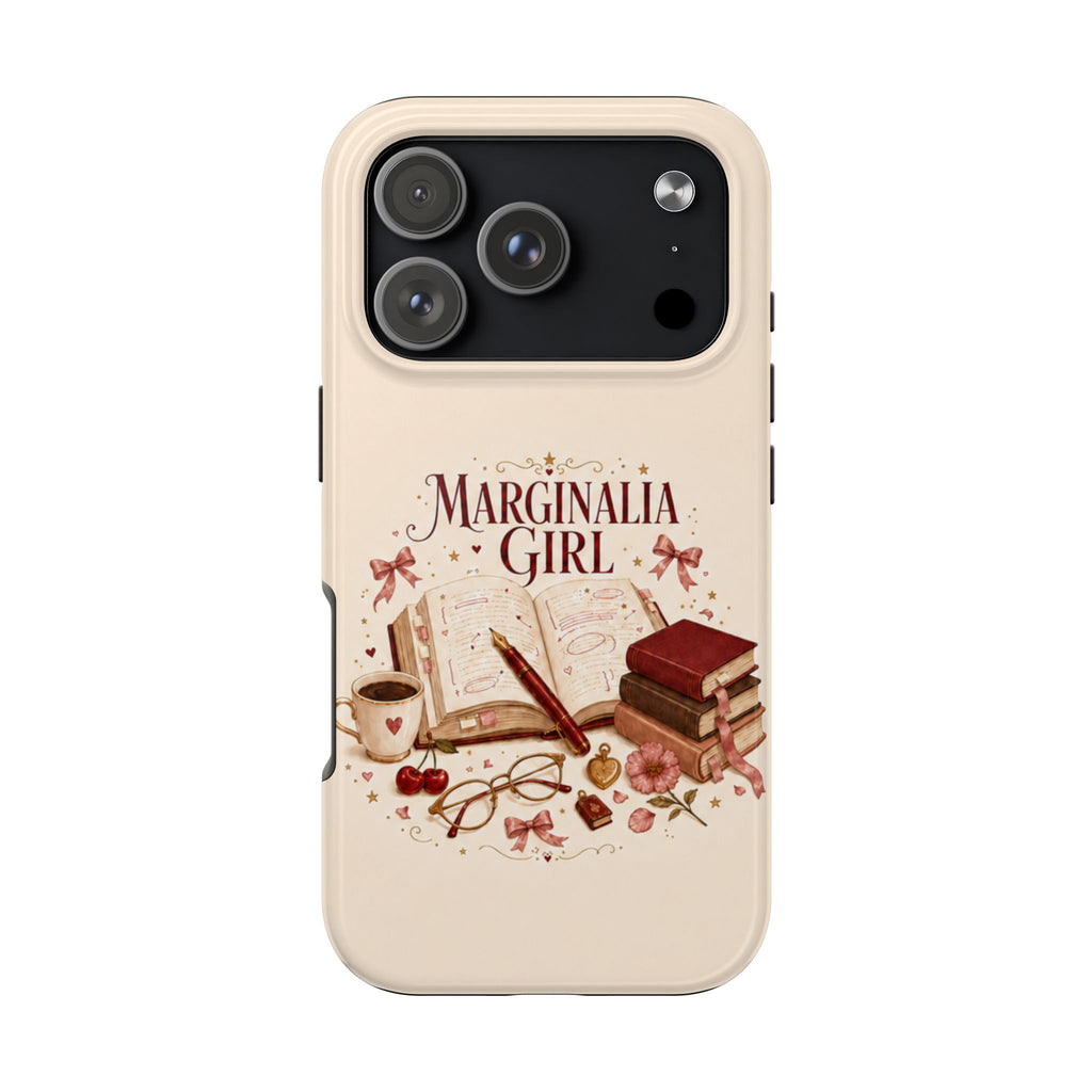 Marginalia Girl Tough iPhone Case