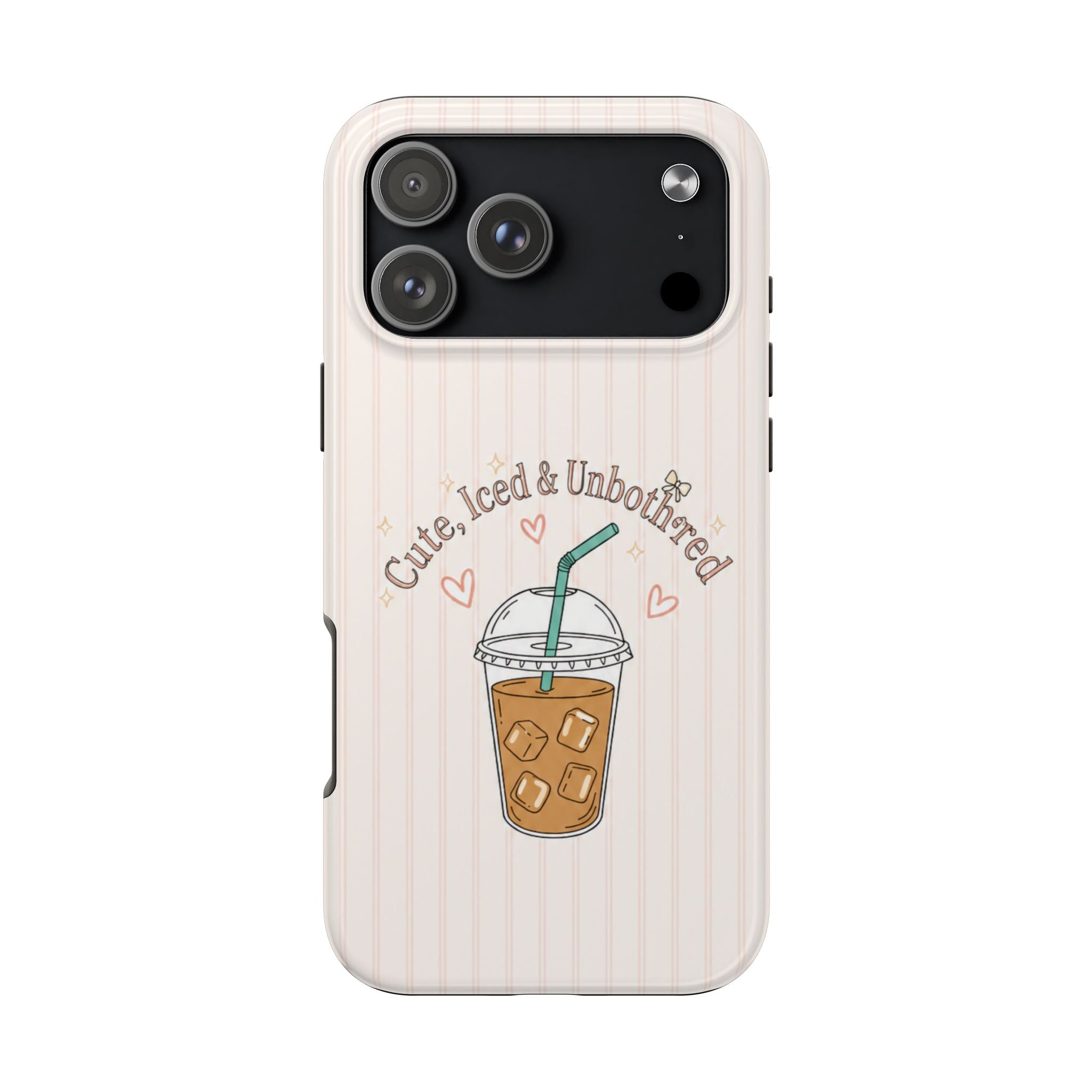 Cute Iced & Unbothered Tough iPhone Case