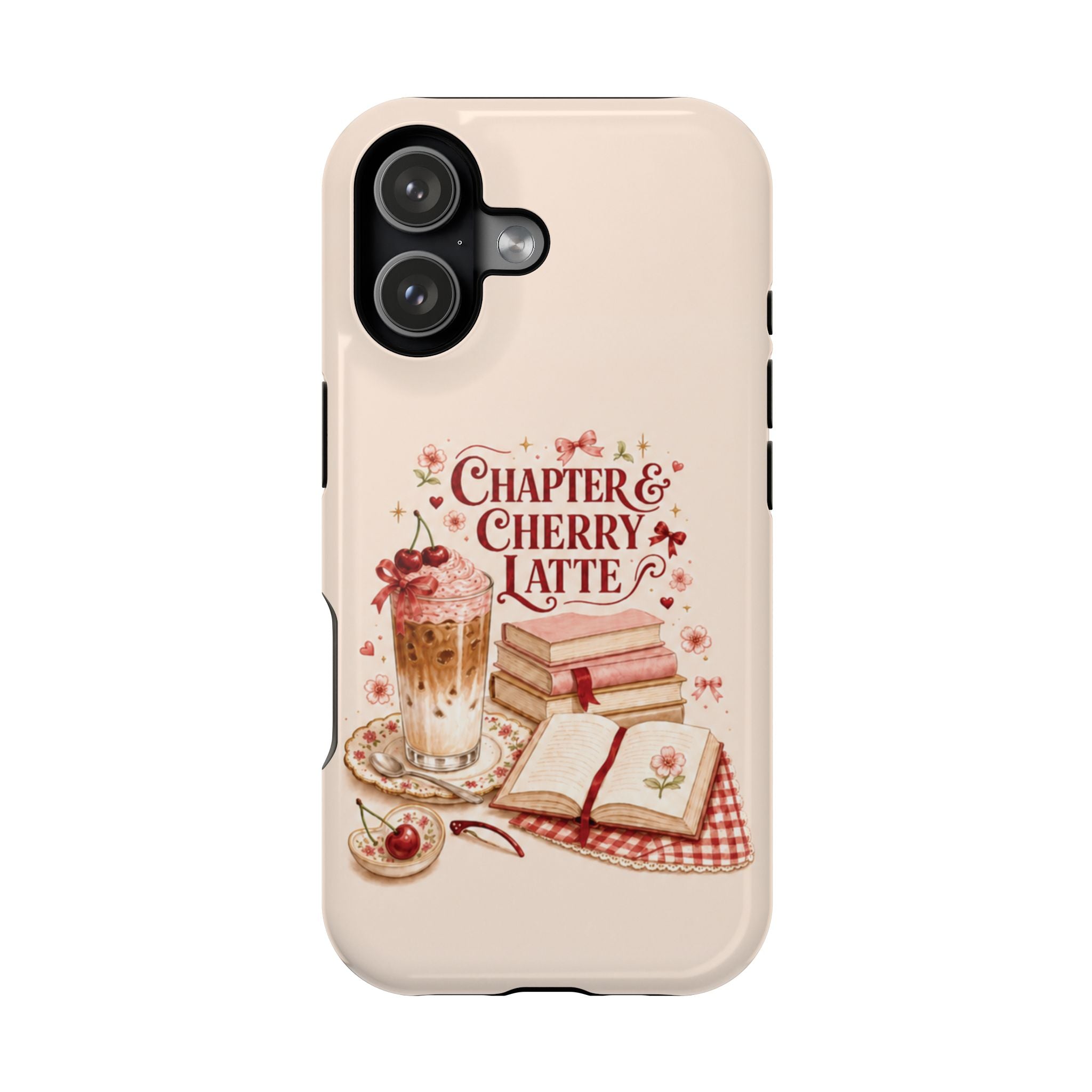 Chapter & Cherry Latte Magnetic iPhone Case | Compatible with MagSafe