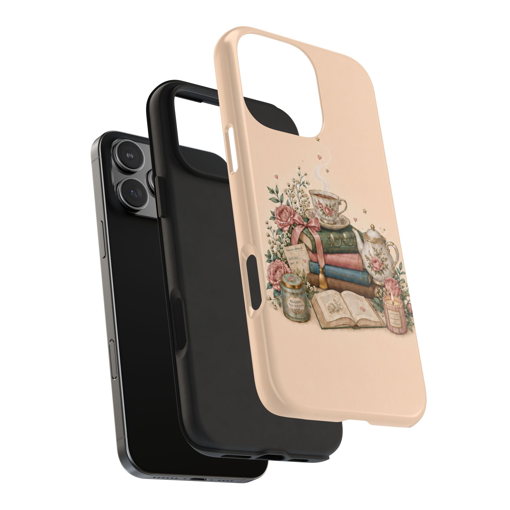 Reader's Tea Society Tough iPhone Case