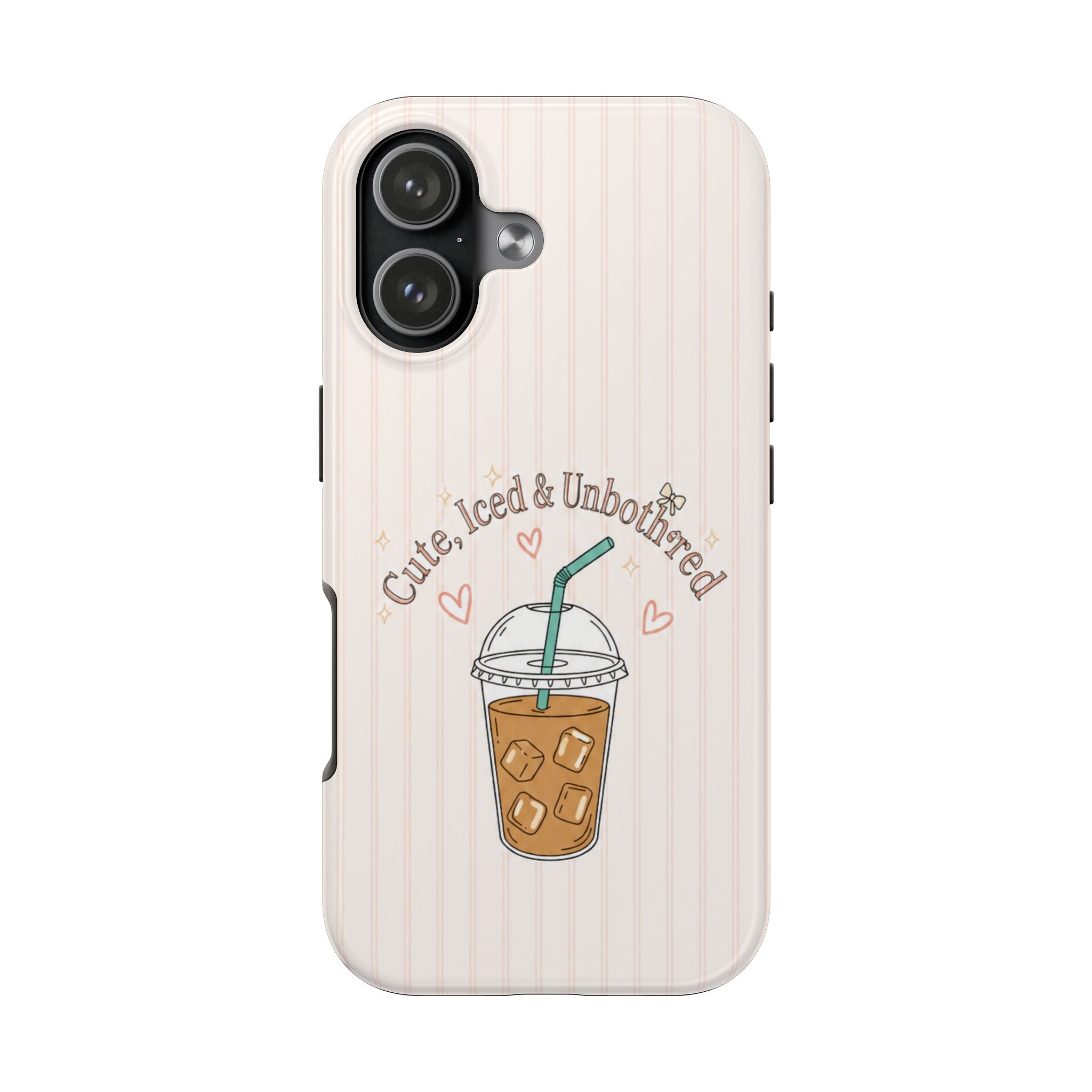 Cute Iced & Unbothered Tough iPhone Case