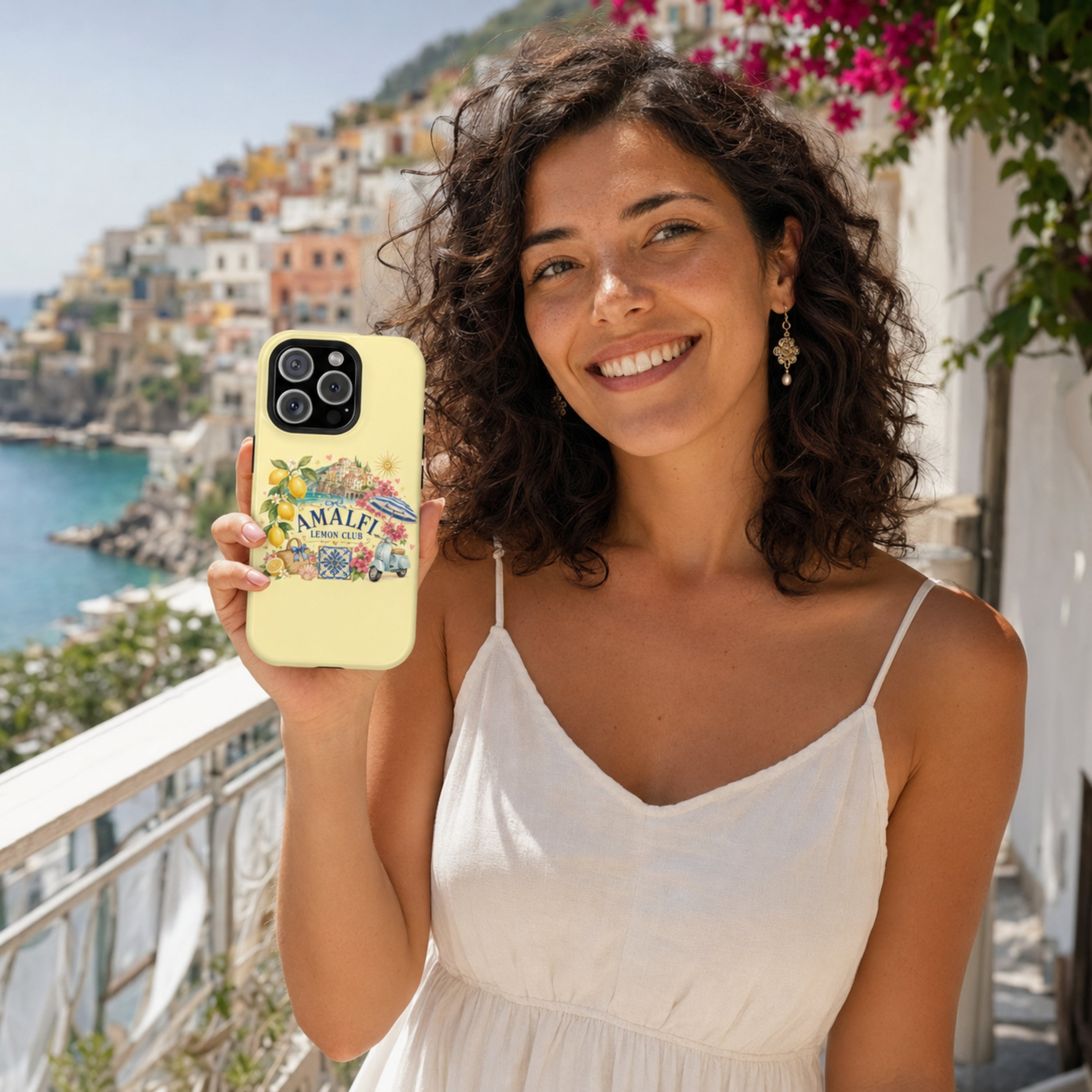 Amalfi Lemon Club Tough iPhone Case