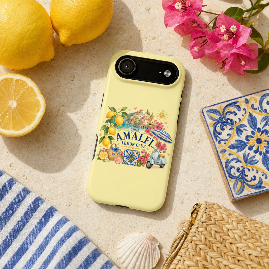 Amalfi Lemon Club Tough iPhone Case