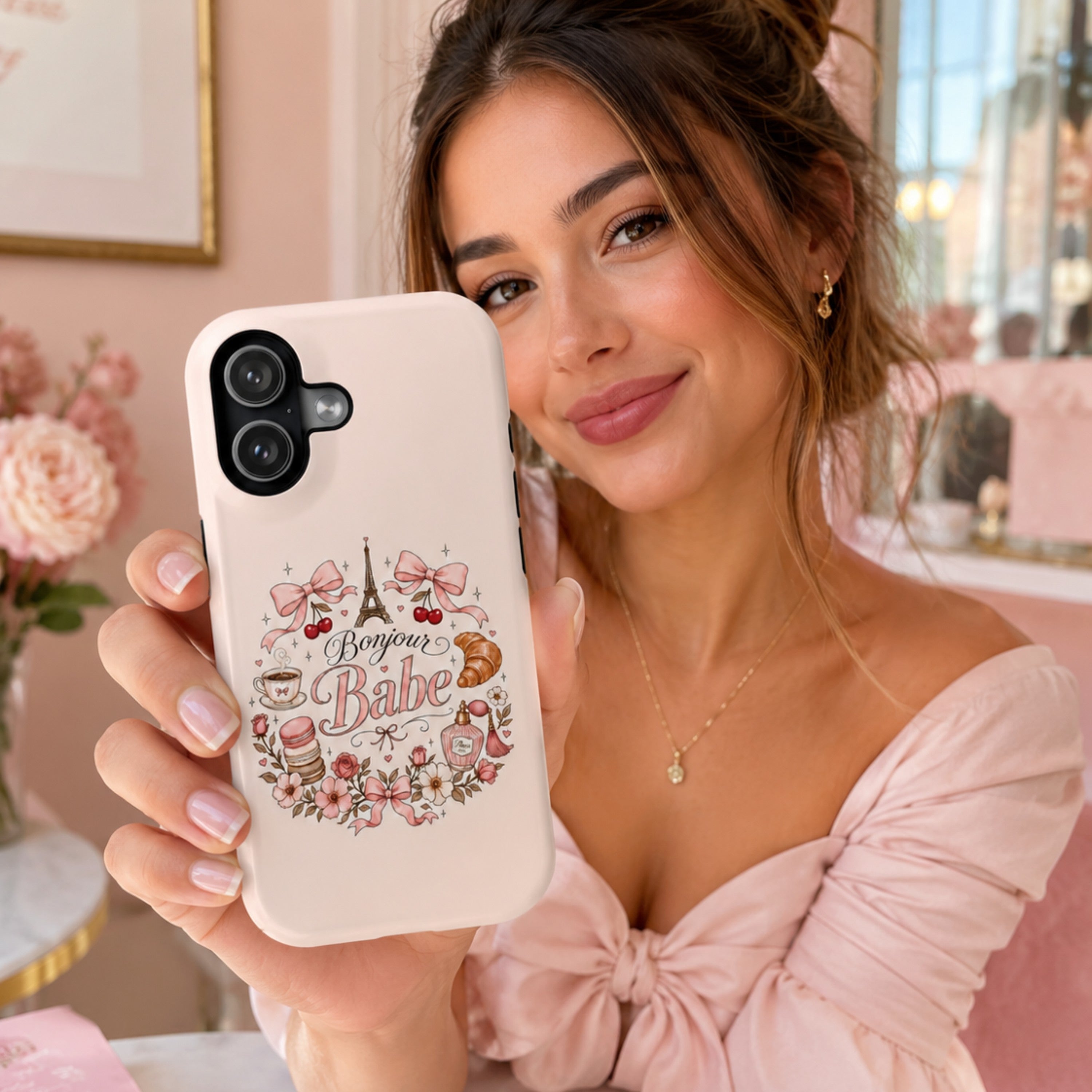 Bonjour Babe MagSafe iPhone Case