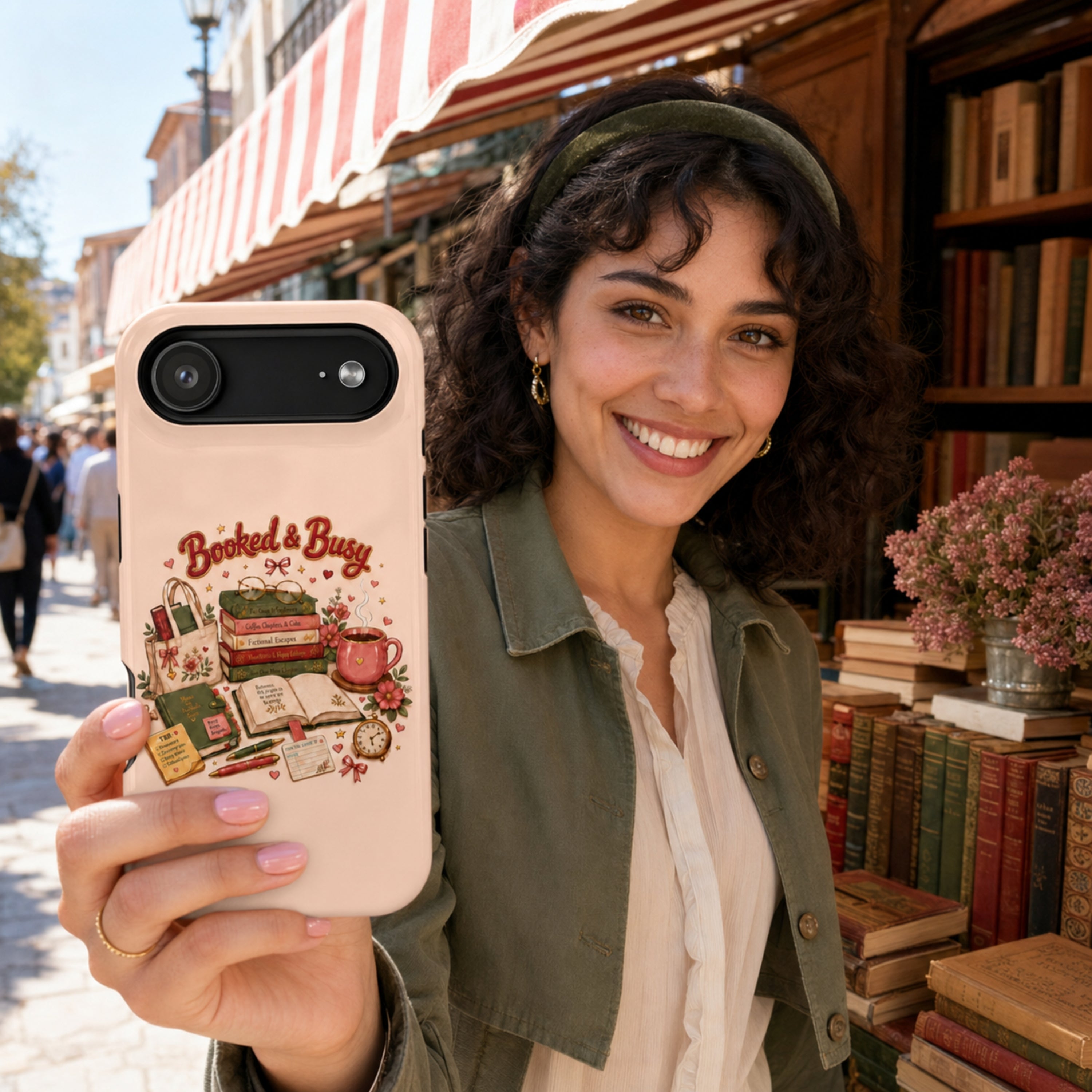 Booked & Busy Tough iPhone Case