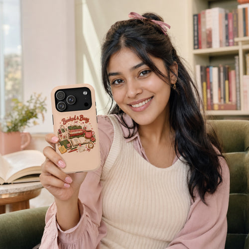 Booked & Busy Tough iPhone Case