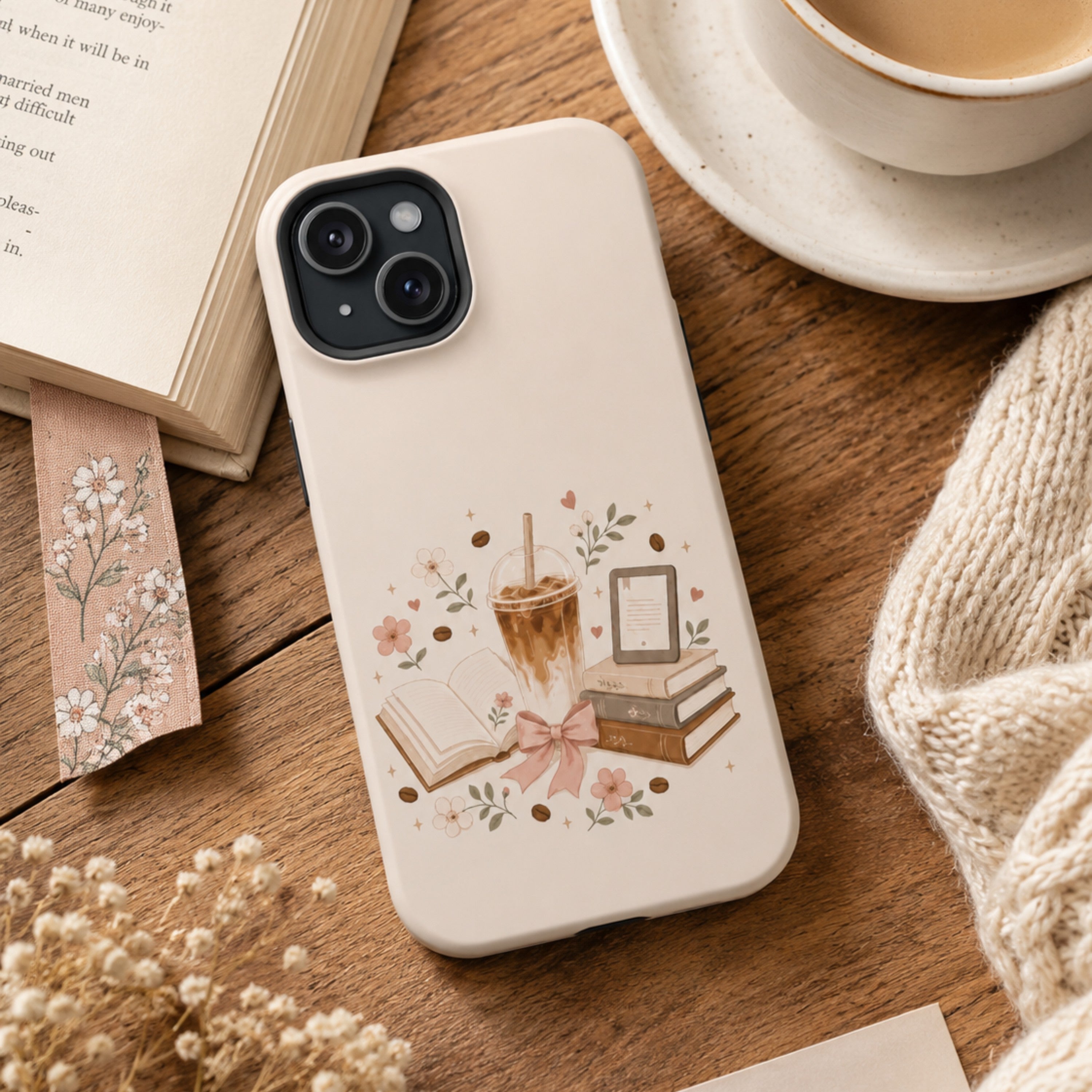 Books & Coffee MagSafe iPhone Case