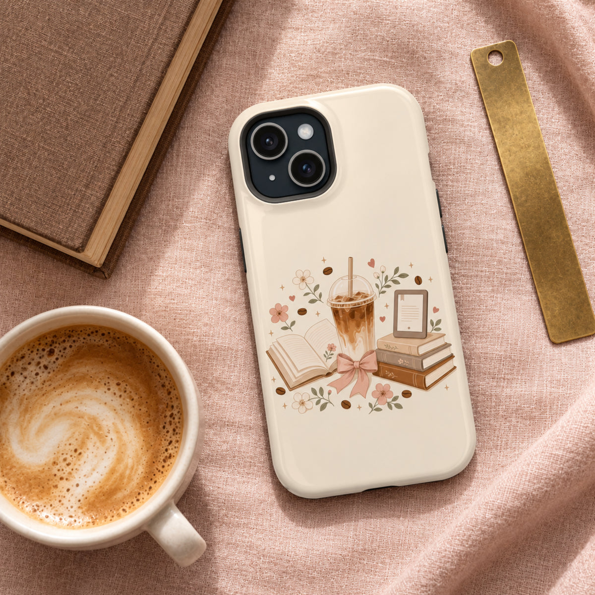 Books & Coffee Tough Protective Case