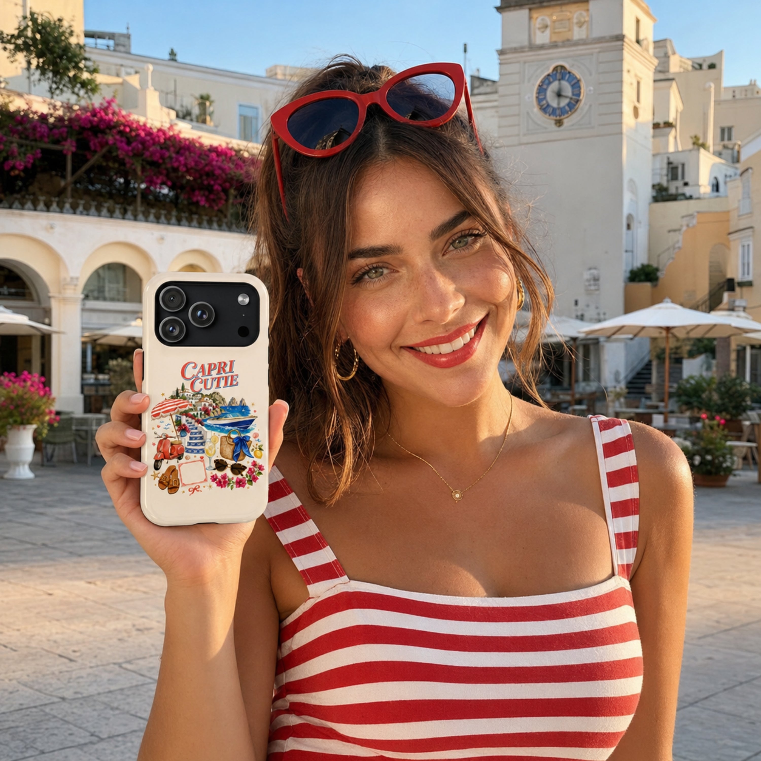 Capri Cutie Tough iPhone Case