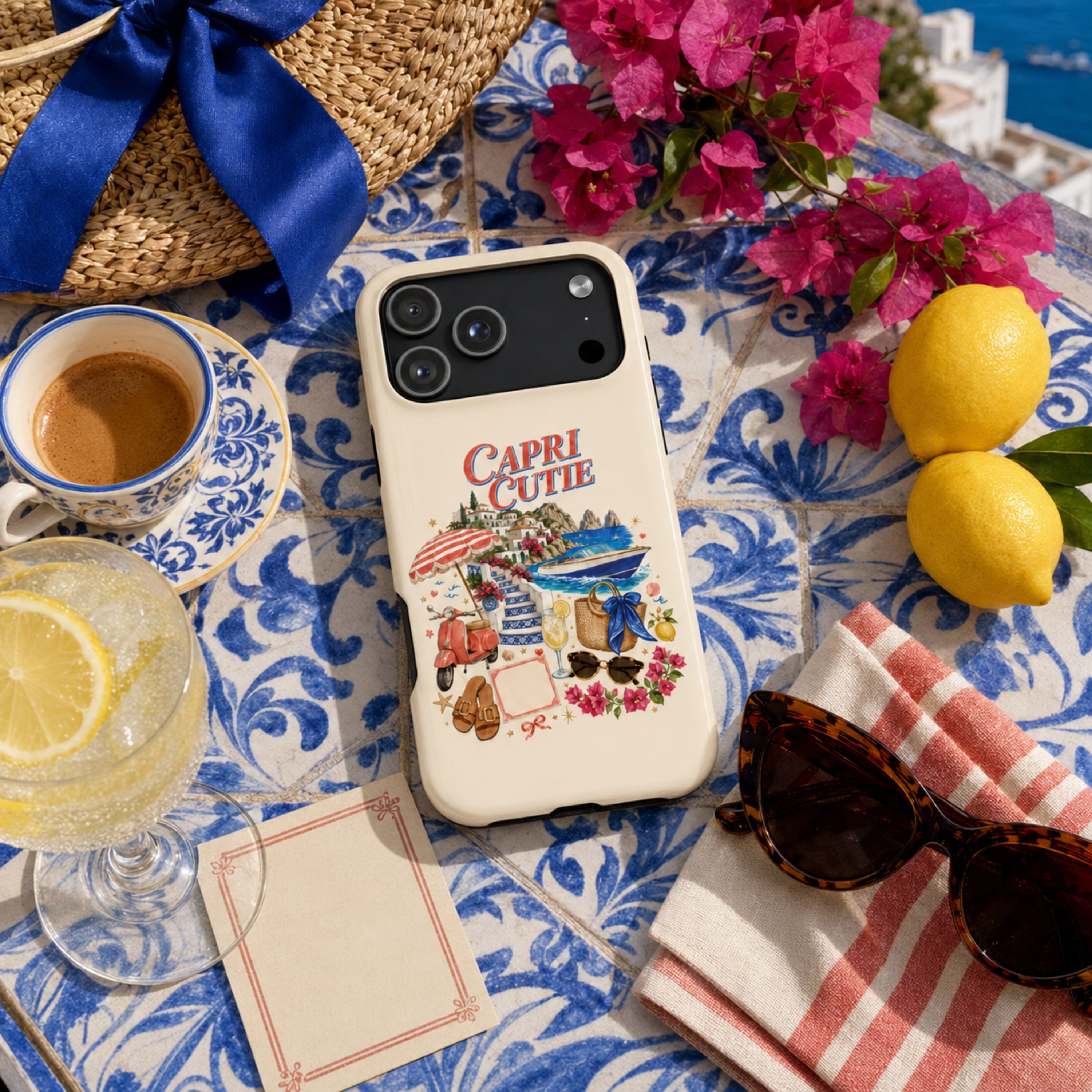 Capri Cutie Tough iPhone Case