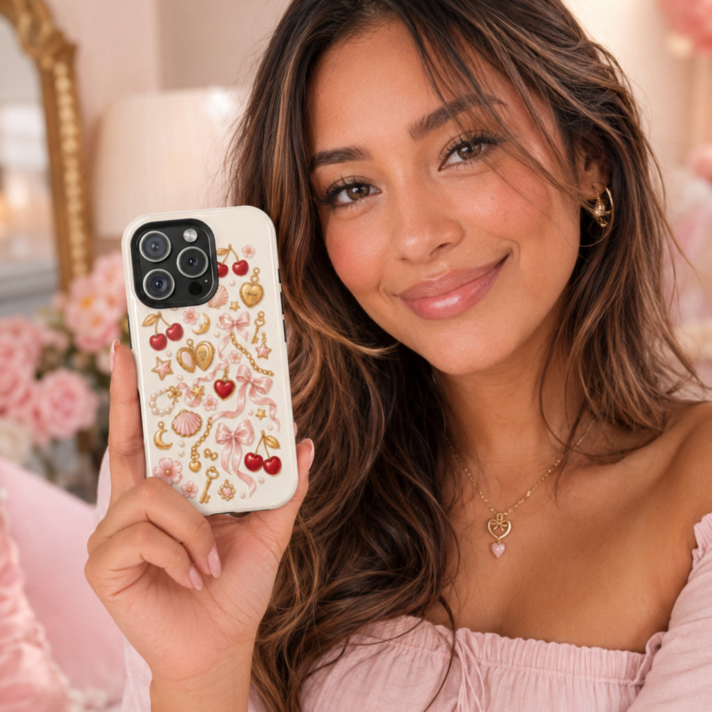 Cherry Charm MagSafe iPhone Case