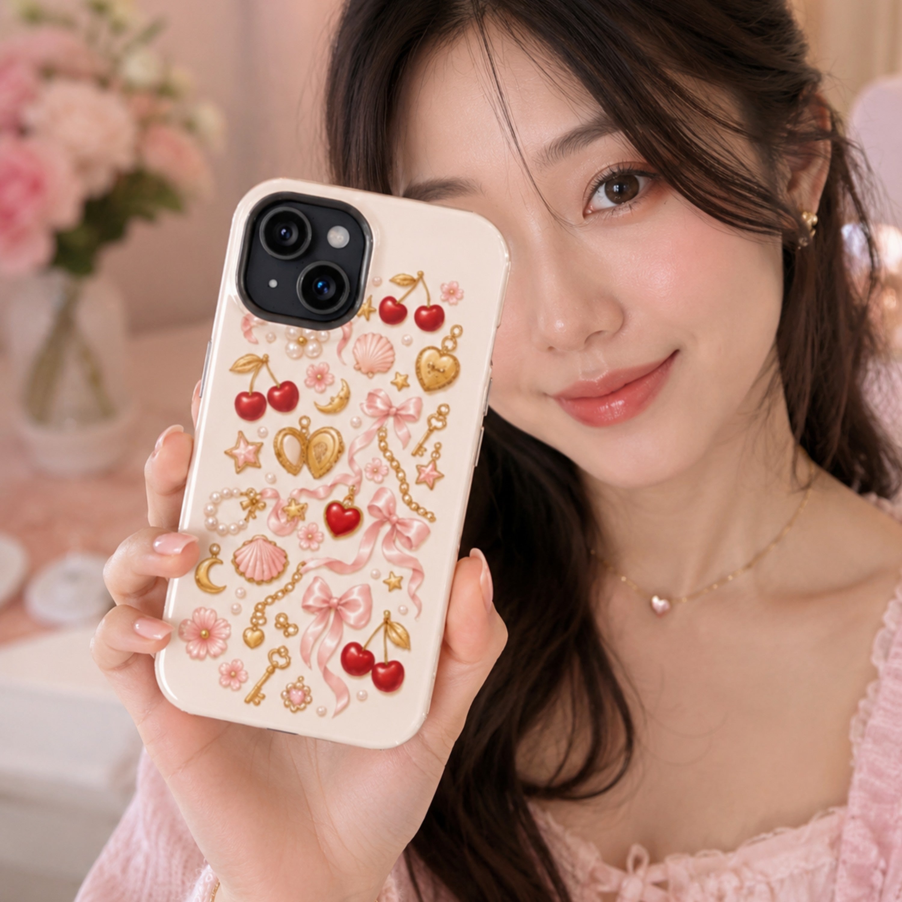 Cherry Charm MagSafe iPhone Case