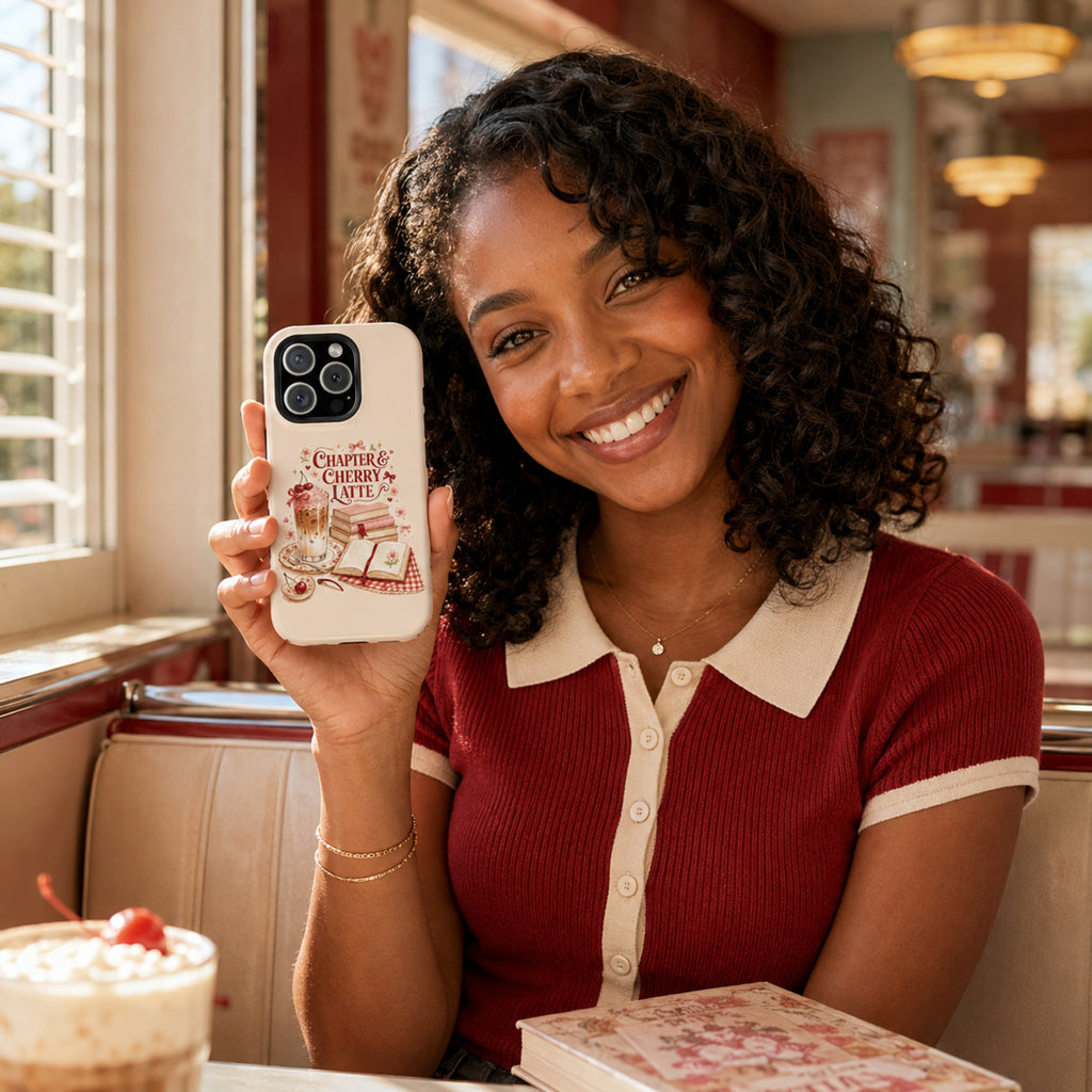 Chapter & Cherry Latte Tough iPhone Case