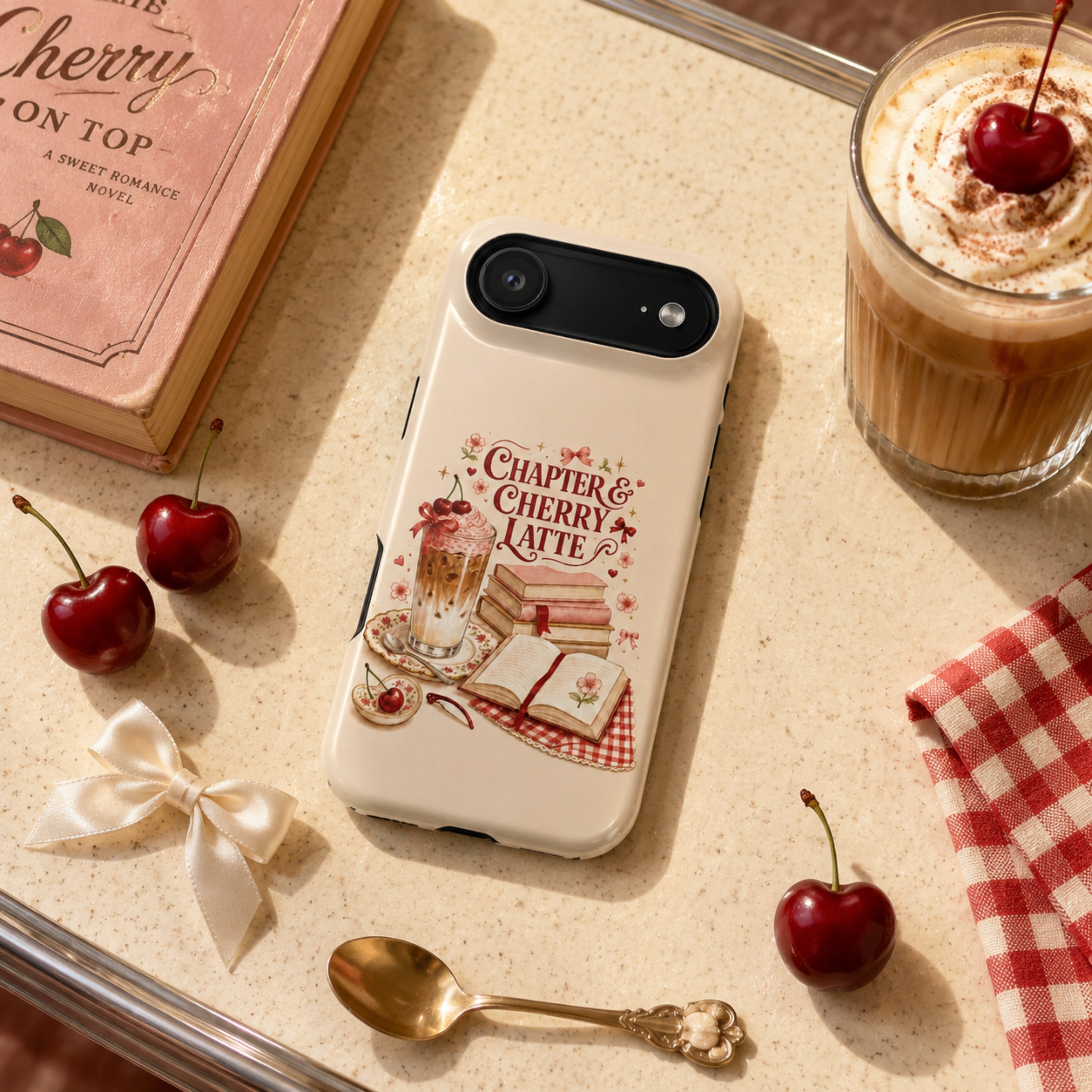 Chapter & Cherry Latte Tough iPhone Case