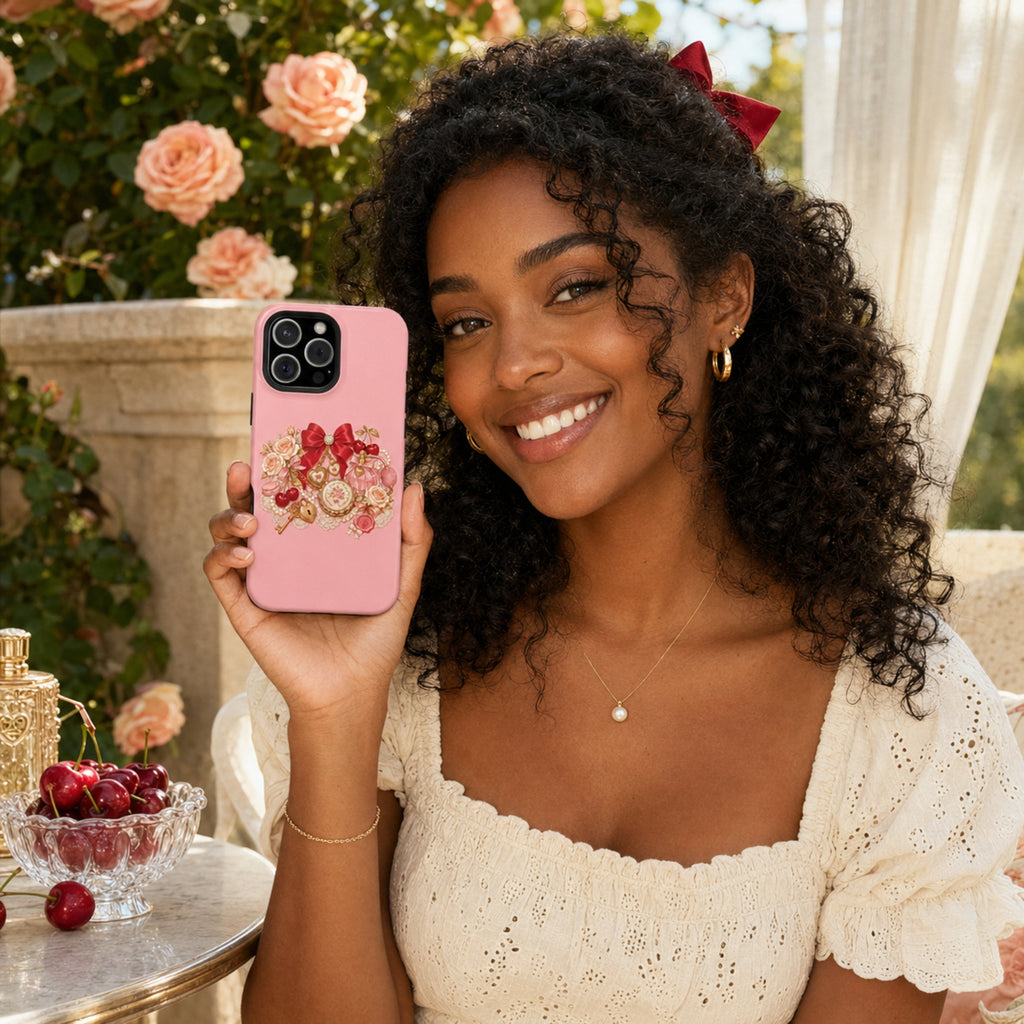 Coquette Charm Bar Tough iPhone Case