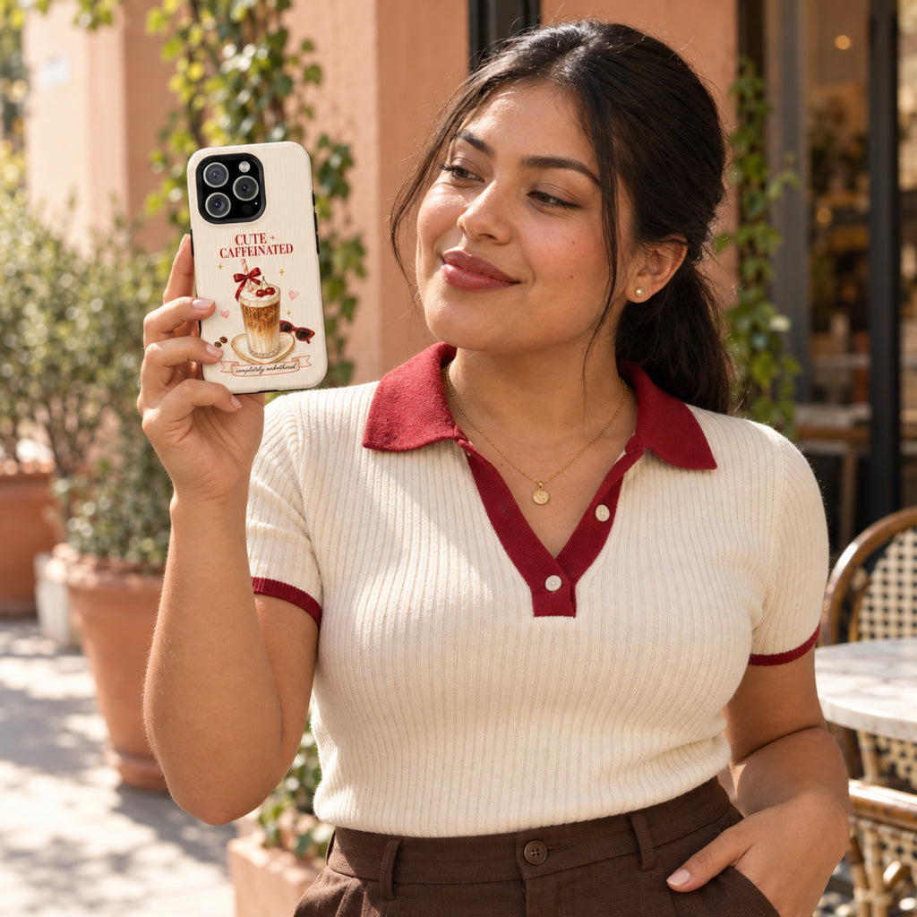 Cute & Caffeinated Magnetic Protective Case