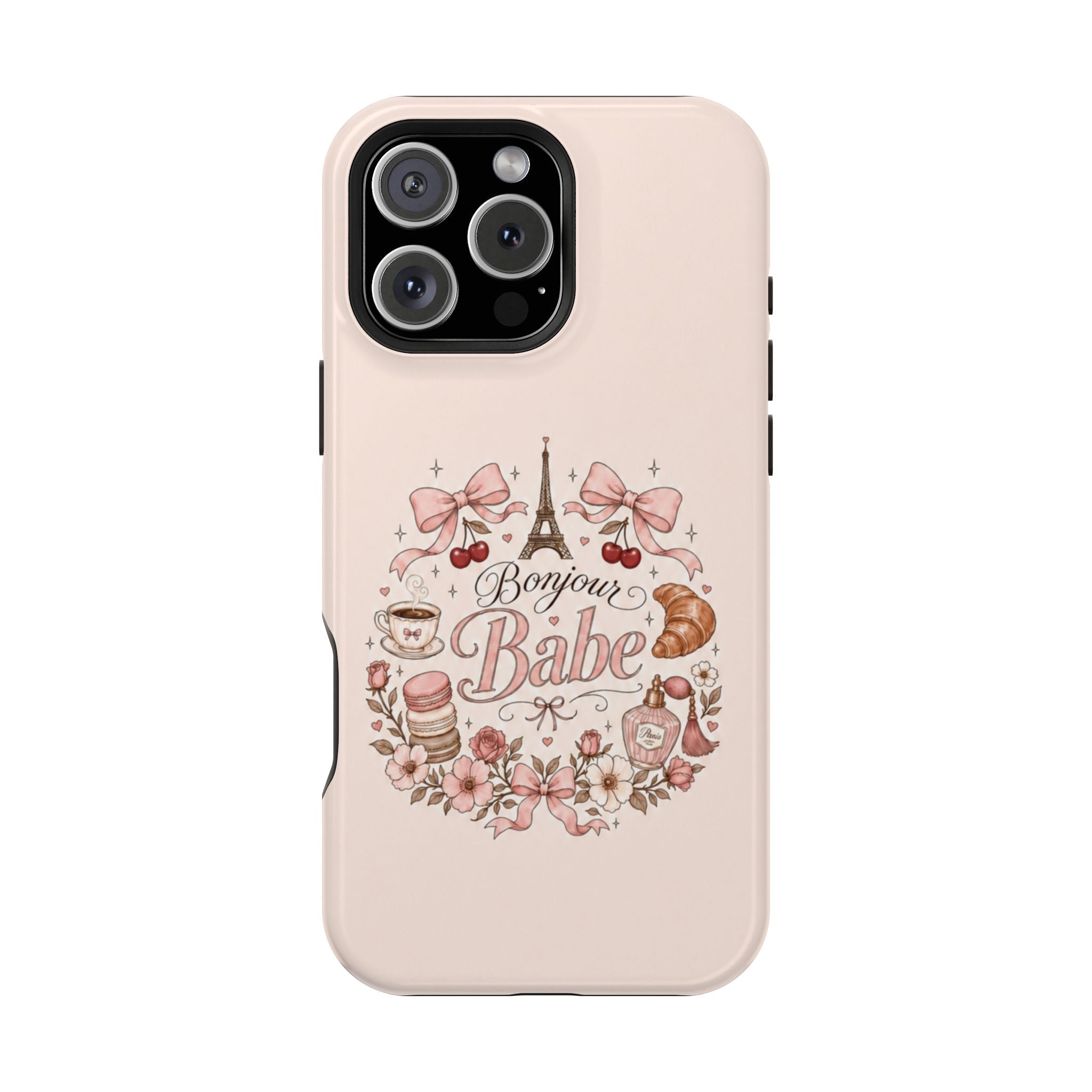 Bonjour Babe Tough iPhone Case