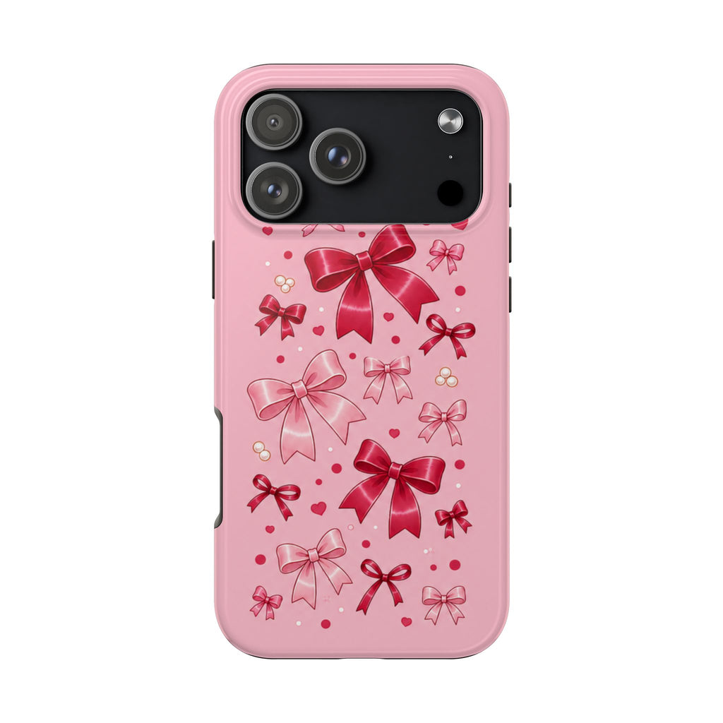 Pink Bow Magnetic Protective Case