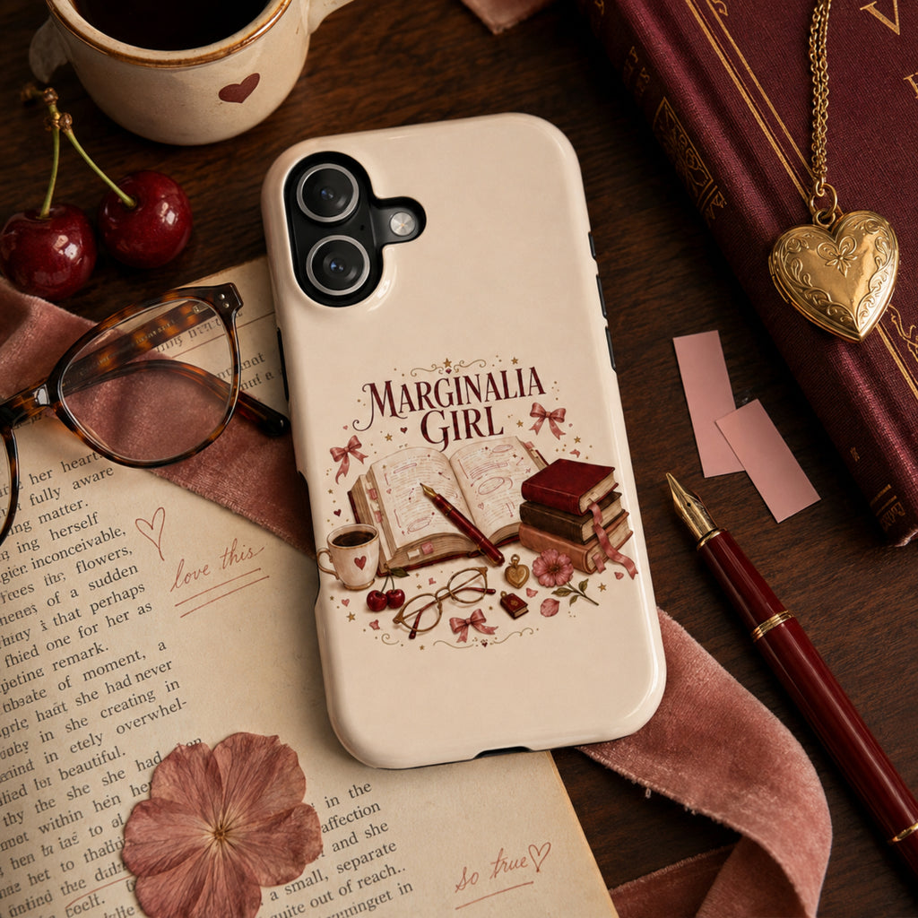 Marginalia Girl Tough iPhone Case