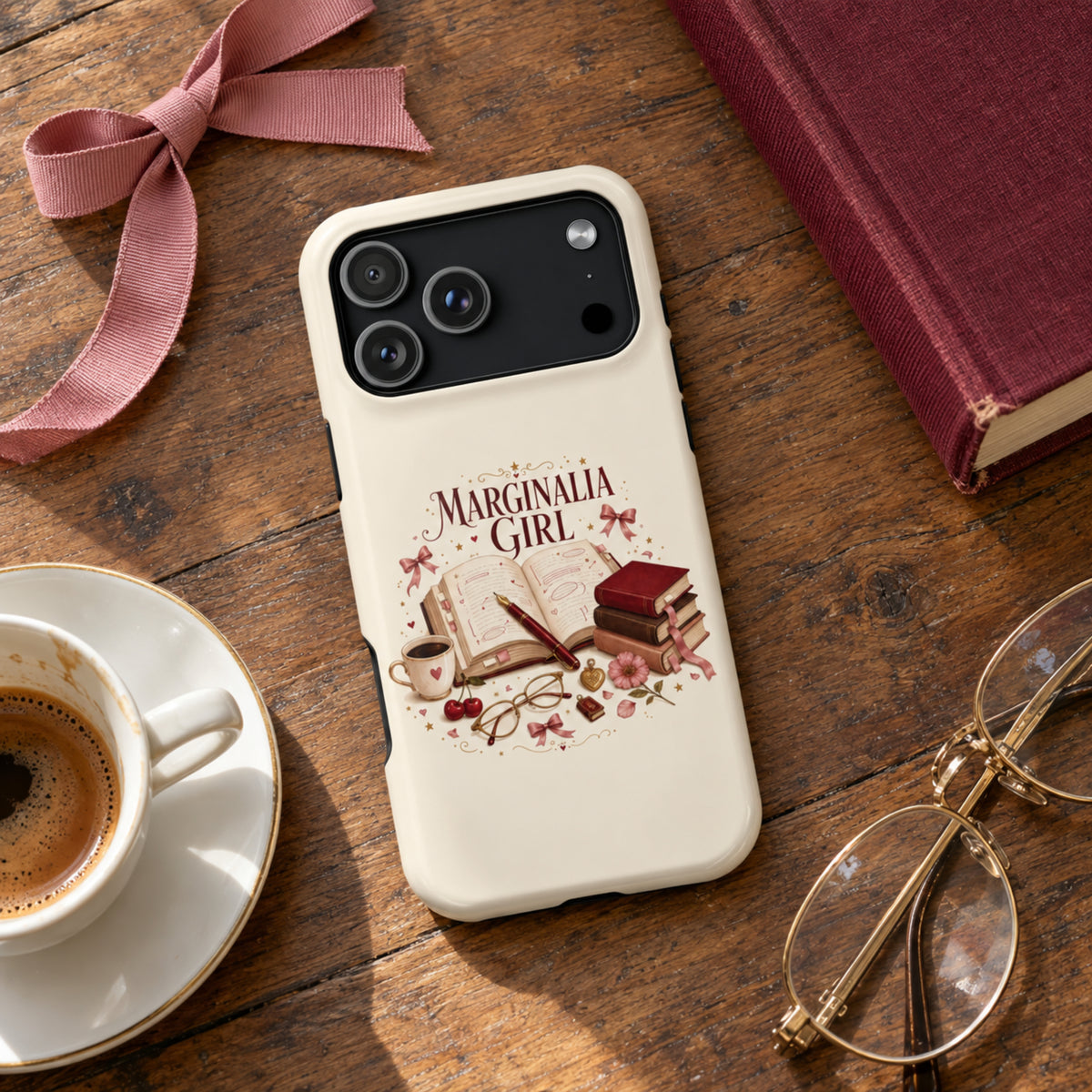 Marginalia Girl Magnetic Protective Case
