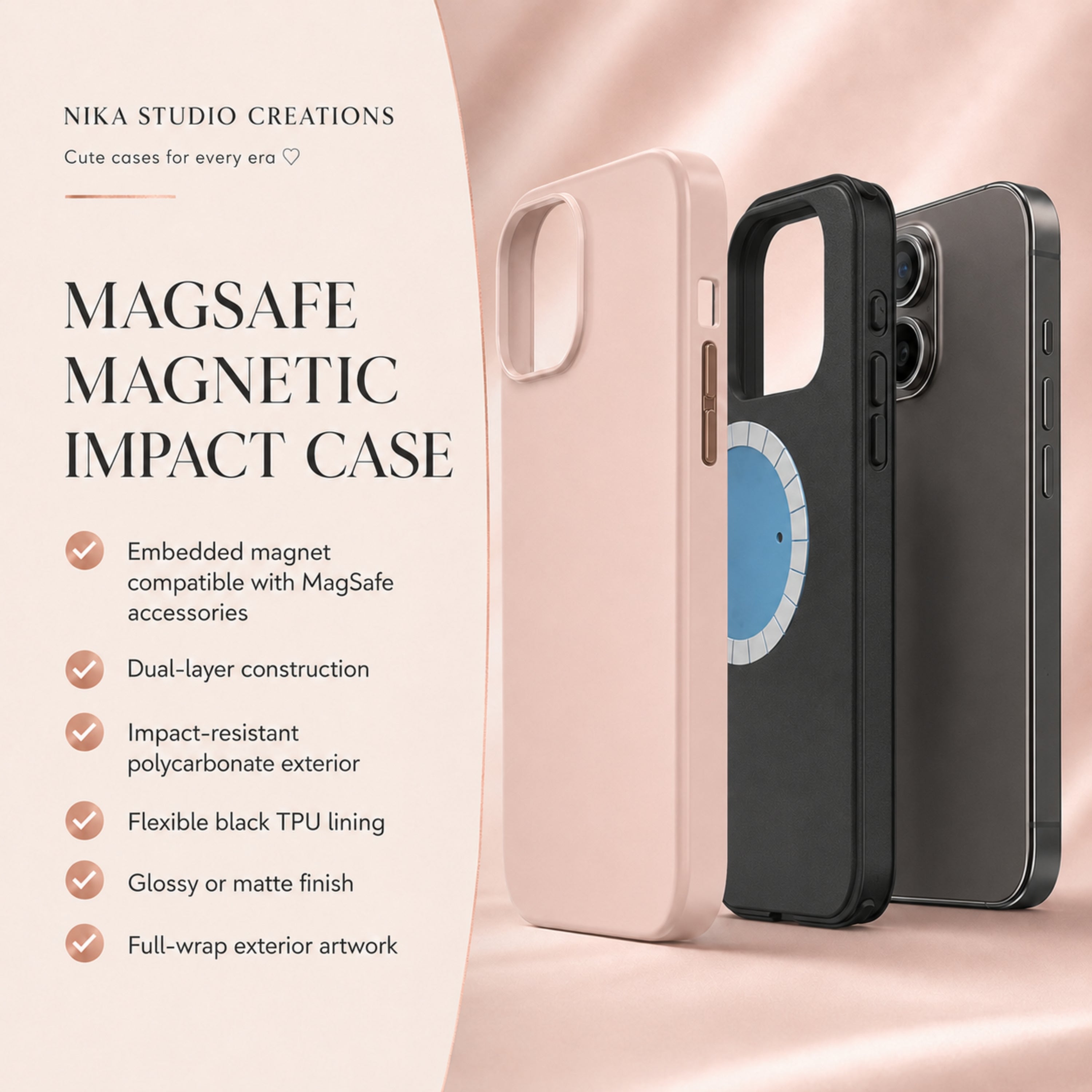 London In Bloom Magnetic iPhone Case | Compatible with MagSafe