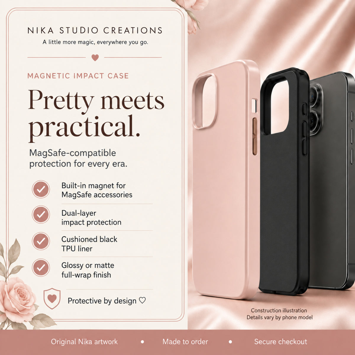Santorini Summer Magnetic Protective Case