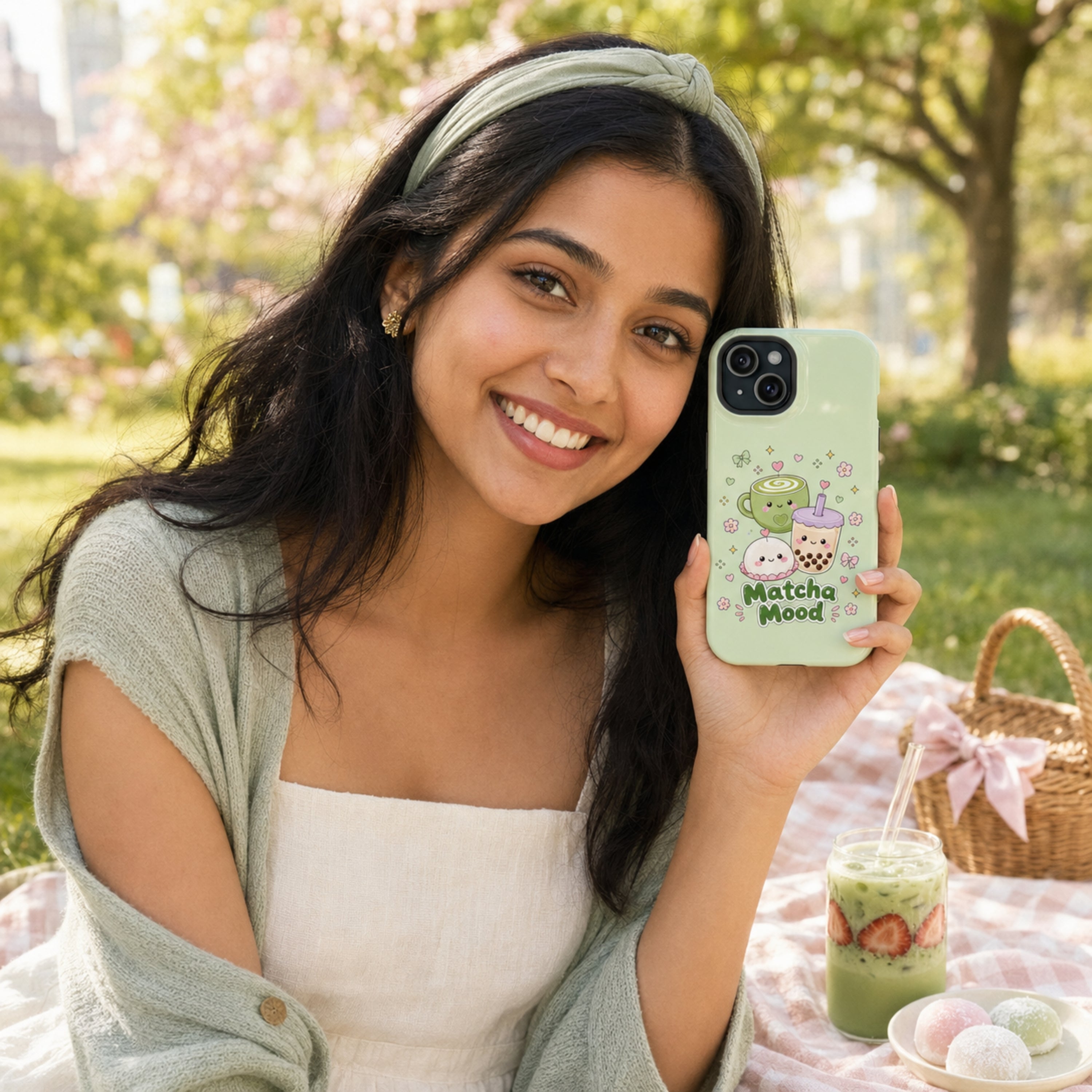 Matcha Mood MagSafe iPhone Case