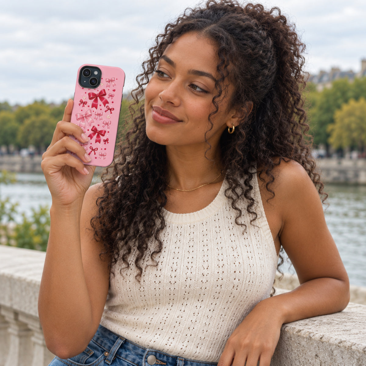 Pink Bow Tough Protective Case