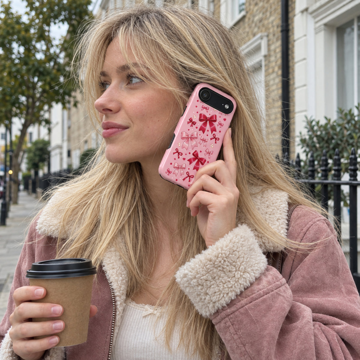 Pink Bow Tough Protective Case