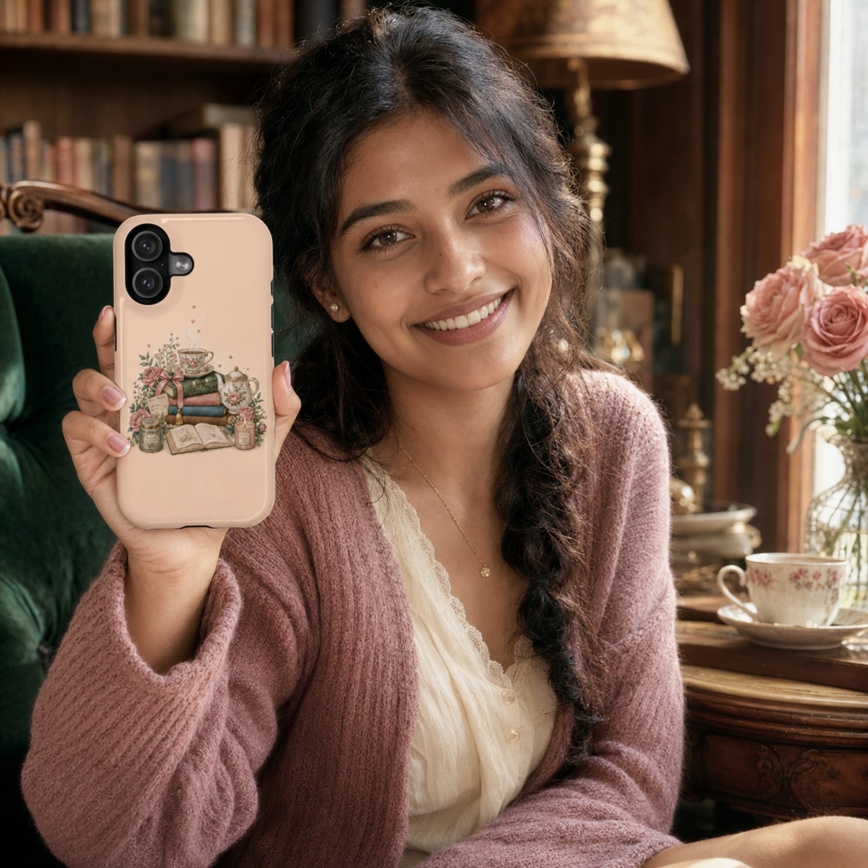 Reader's Tea Society MagSafe iPhone Case